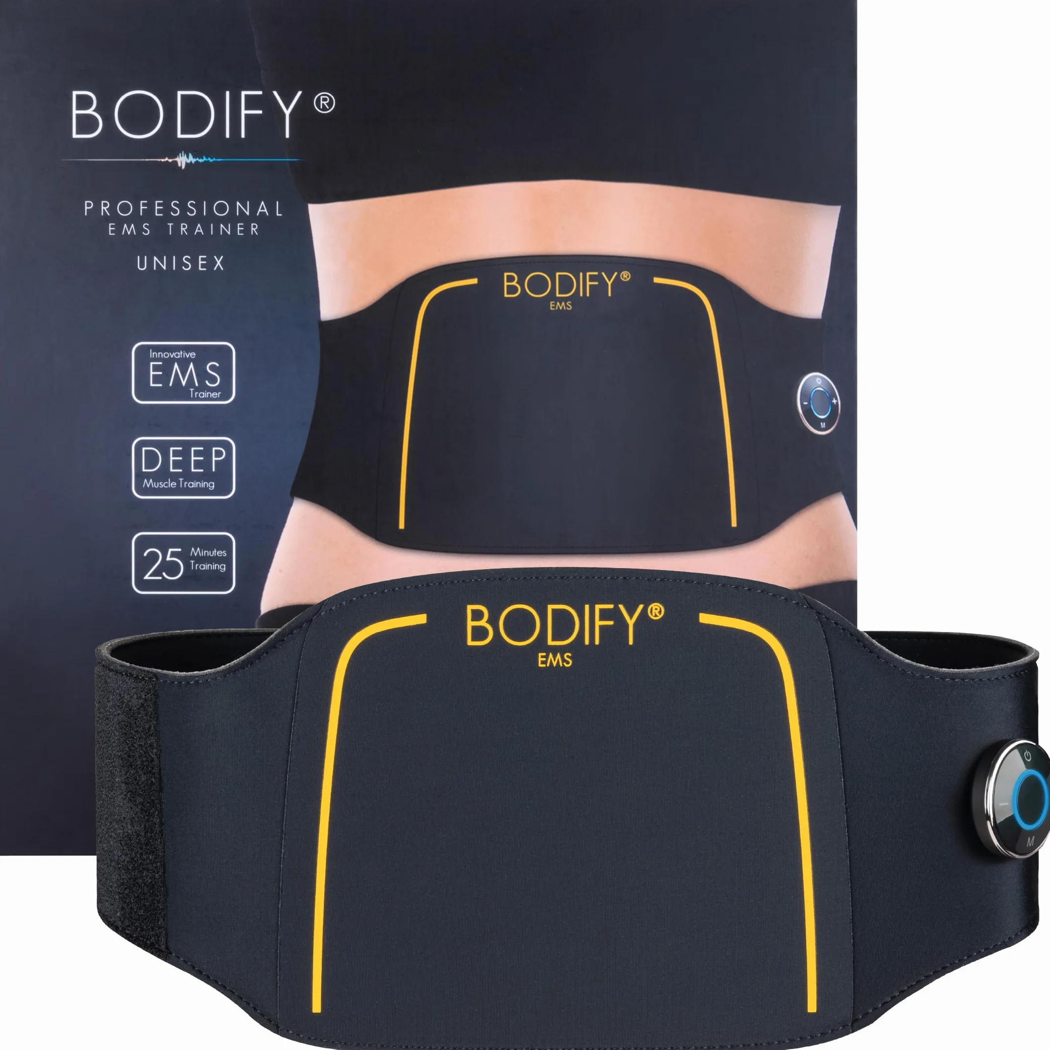Bodify® EMS Back Trainer Pro – Ukierunkowana aktywacja mięśni pleców! – Aktywacja mięśni – Trening EMS – Trening mięśni pleców – dla mężczyzn i kobiet ORYGINAŁ