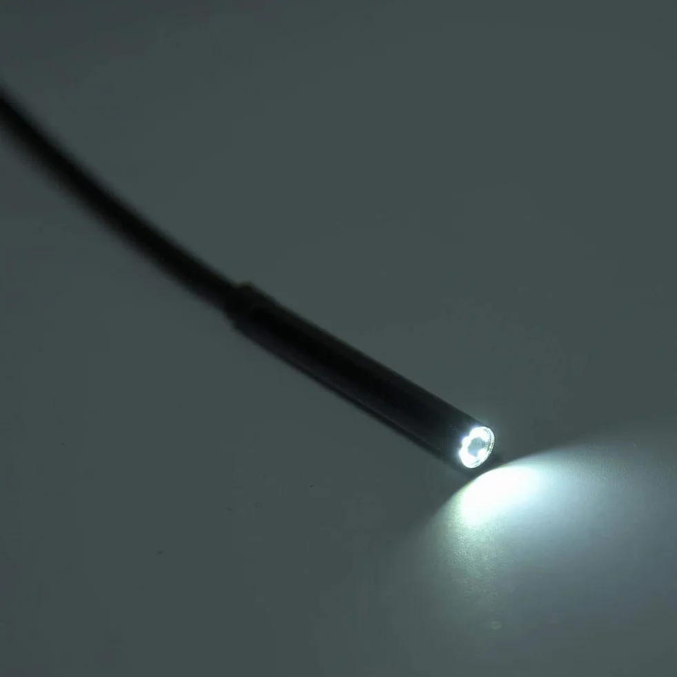 Endoskop przemysłowy, kamera endoskopowa USB 3 w 1 5,5 mm, przenośna kamera inspekcyjna endoskopu, z 6 diodami LED, wodoodporność IP67, obsługa systemów Android i