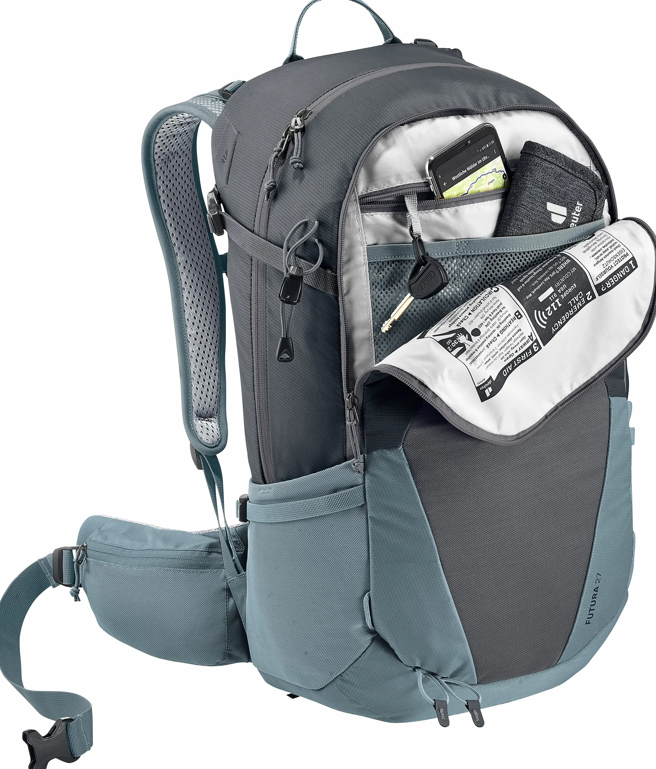 Deuter Uniseks Futura 27 3400321 Plecak, Grafitowy, 27 L