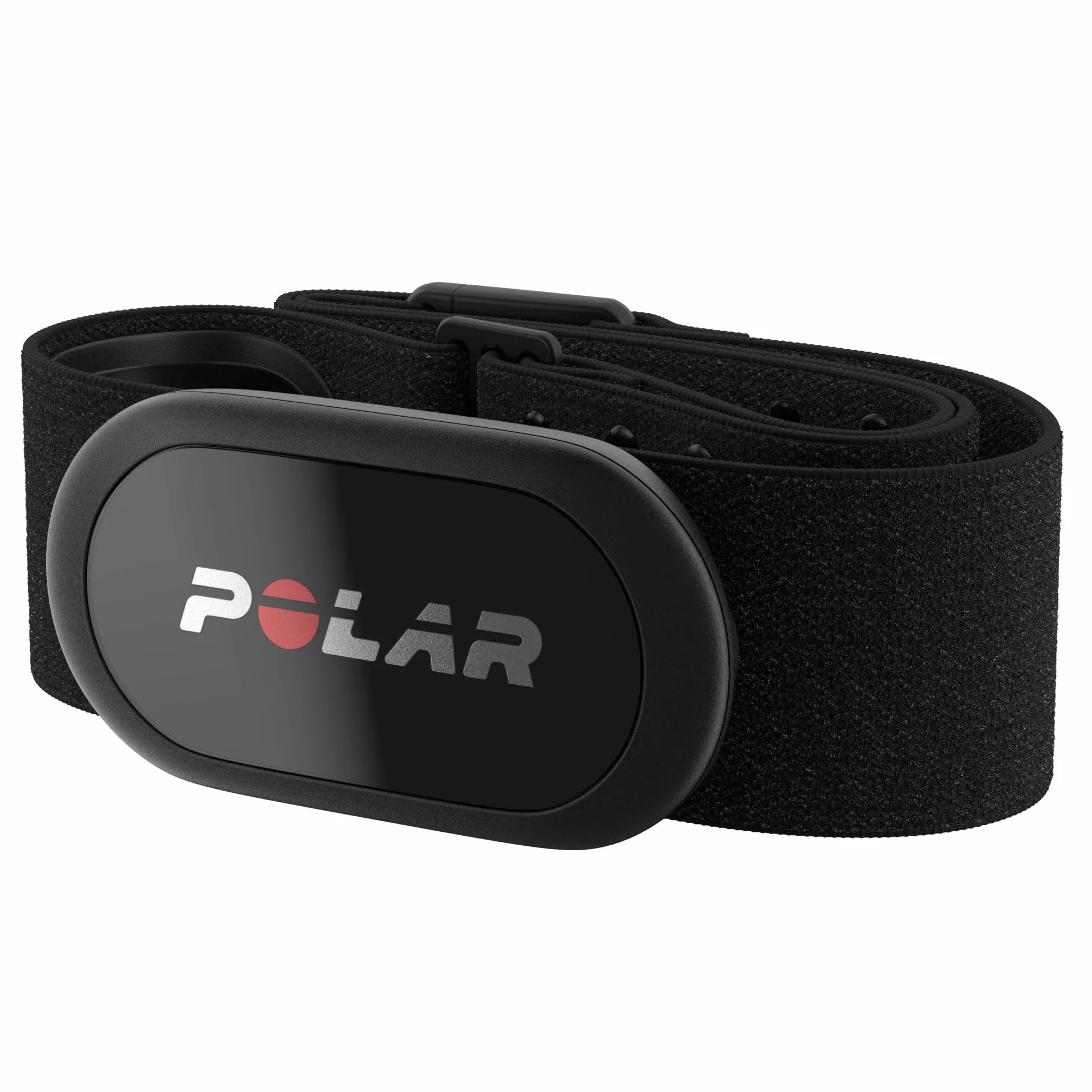 Sensor tętna Polar H10 czarny ANT+, Bluetooth, EKG, śledzenie HRV, wodoszczelny, opaska do prania w pralce, komfortowe dopasowanie, wymienna bateria, kompatybilne z urządzeniami siłowni XS-S 62-74cm
