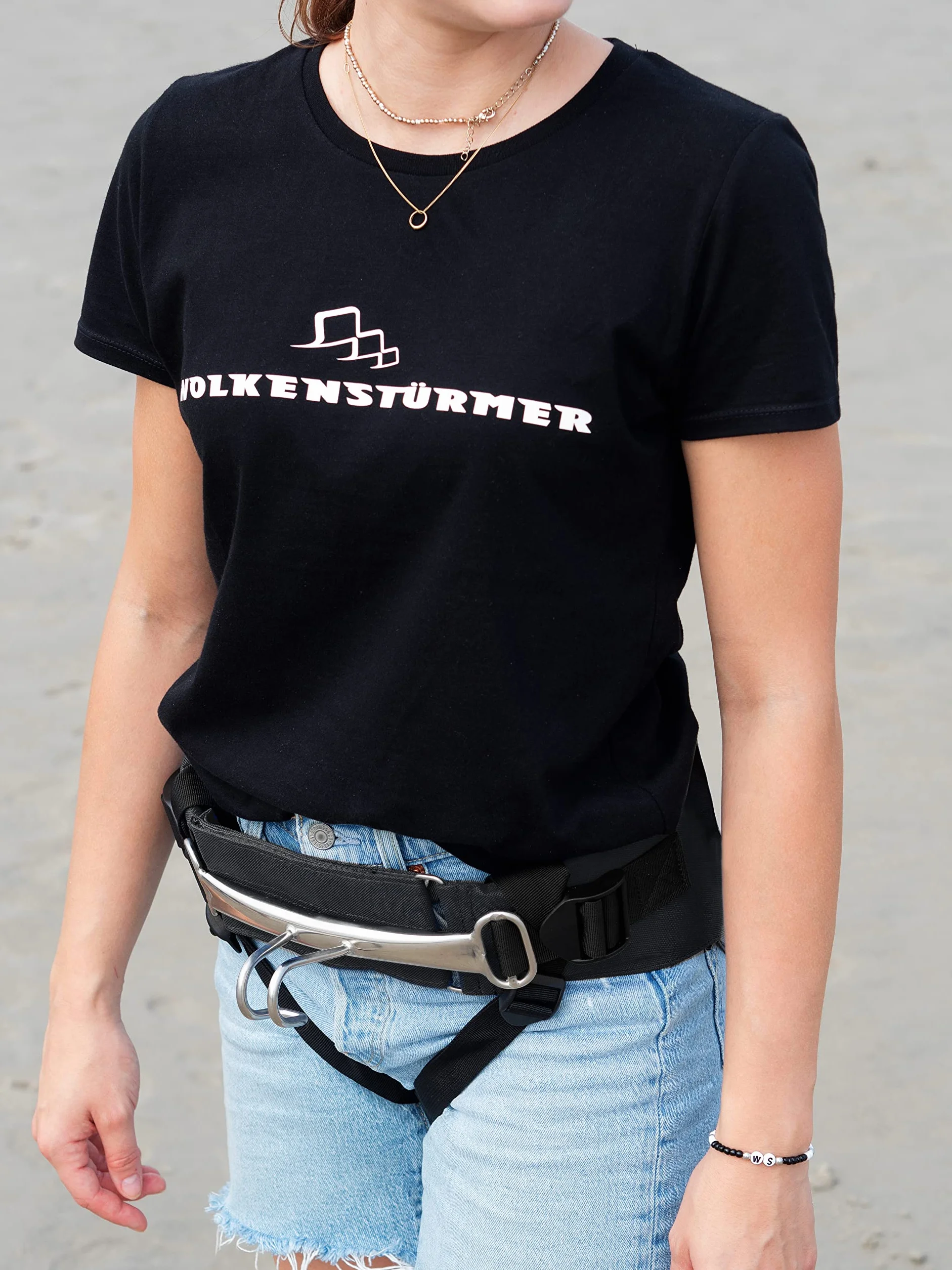 Wolkenstürmer Uniwersalny Trapez (czarny) do Harness Fix - Rozmiar uniwersalny S-XL - Unisex trapezowy latawiec