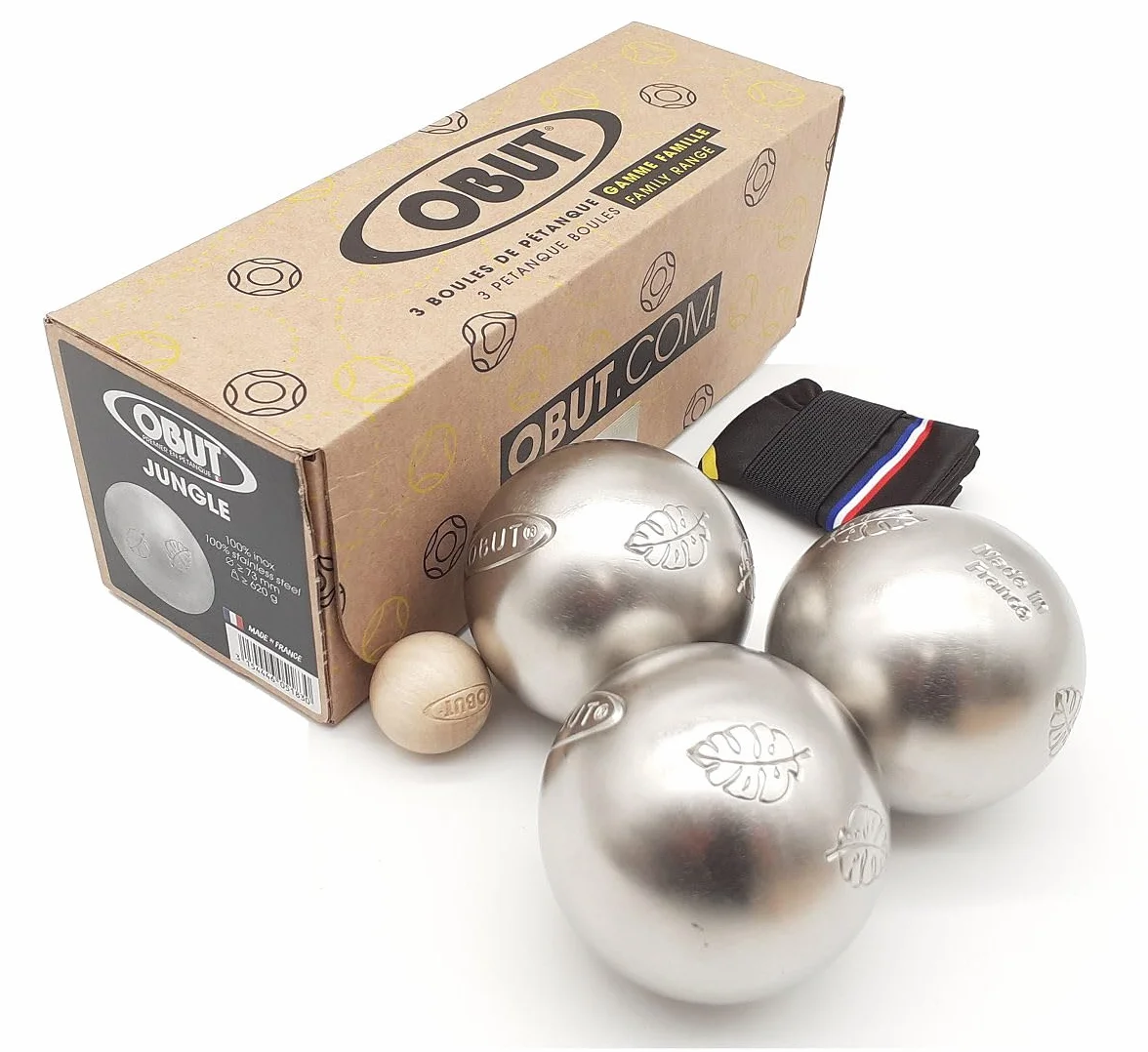 Obut - Wypoczynek ze stali nierdzewnej w dżungli - Kulki petanque - Metal - Jeden rozmiar