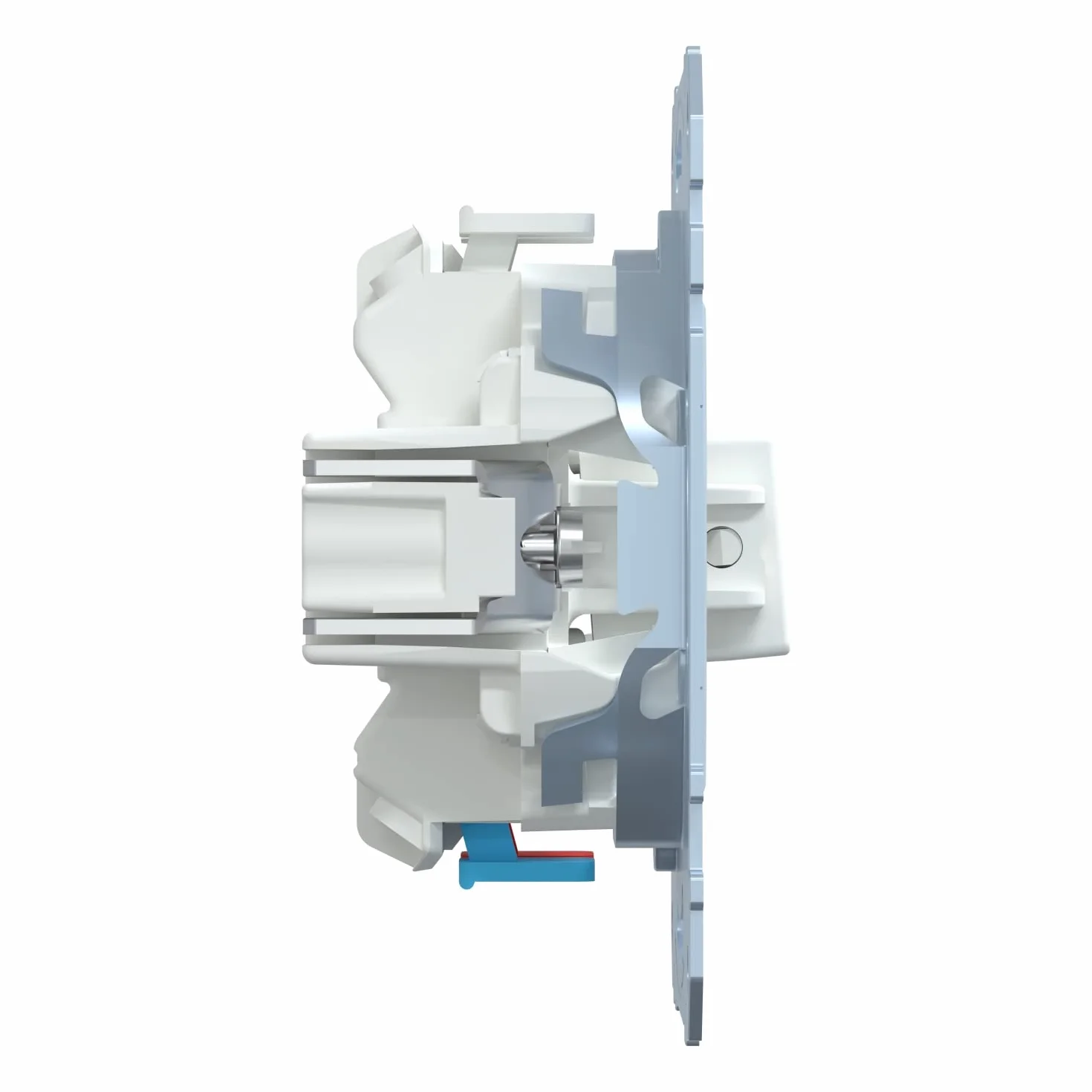 Merten MEG3156-0000 Pushbutton switch 1P Metallico interruttore elettrico