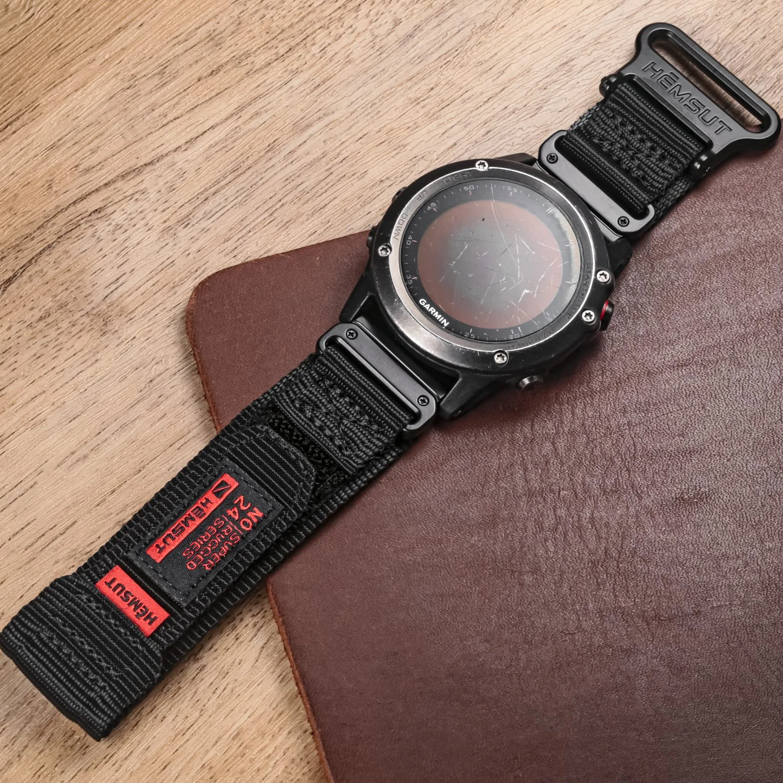 Nylonowy pasek typu loop, zapinany na rzep, dopasowany do zegarków Garmin, wojskowy pasek sportowy do zegarka Fenix, Forerunner, Approach, MARQ, Quatix serii D2, zapasowy pasek dla mężczyzn
