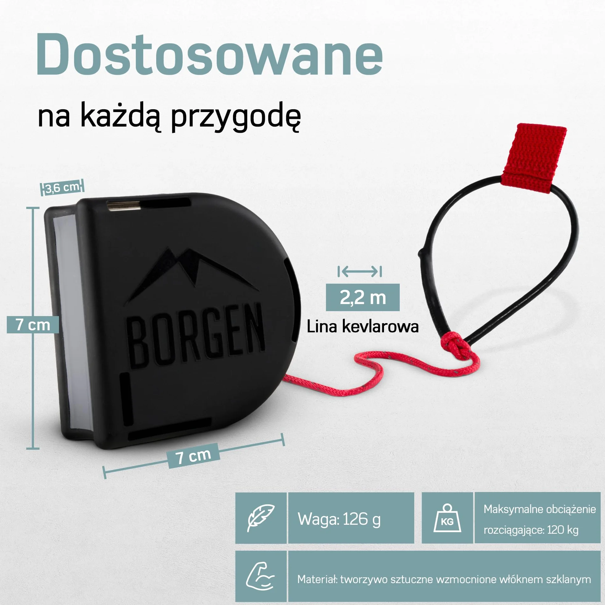 Borgen Lina holownicza do rowerów dla dzieci i dorosłych, Bezpieczne i Łatwe Łączenie i Rozłączanie, Nadaje się dla Woom, Udźwig do 120 kg, Uniwersalnie Pasująca.