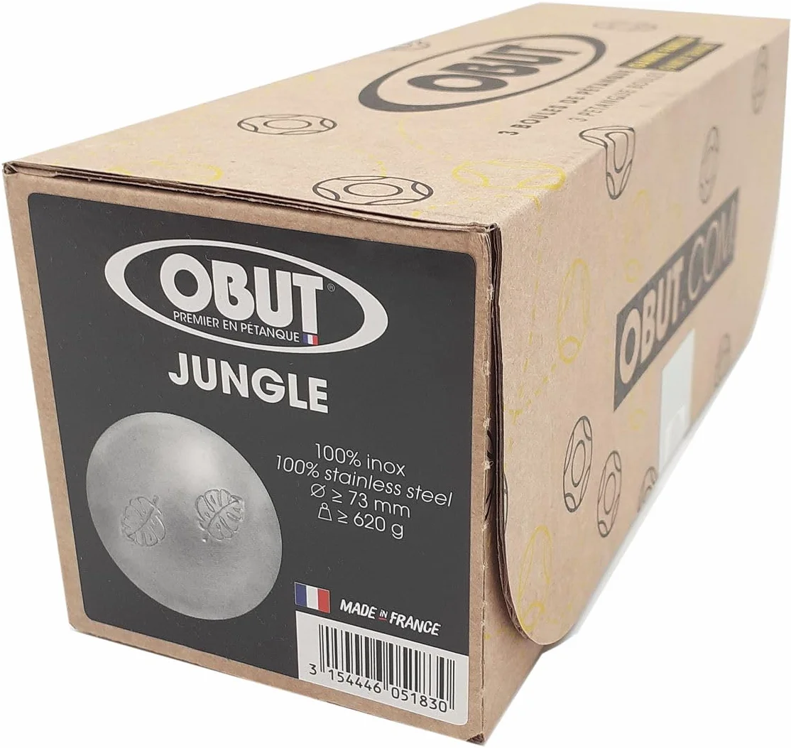 Obut - Wypoczynek ze stali nierdzewnej w dżungli - Kulki petanque - Metal - Jeden rozmiar