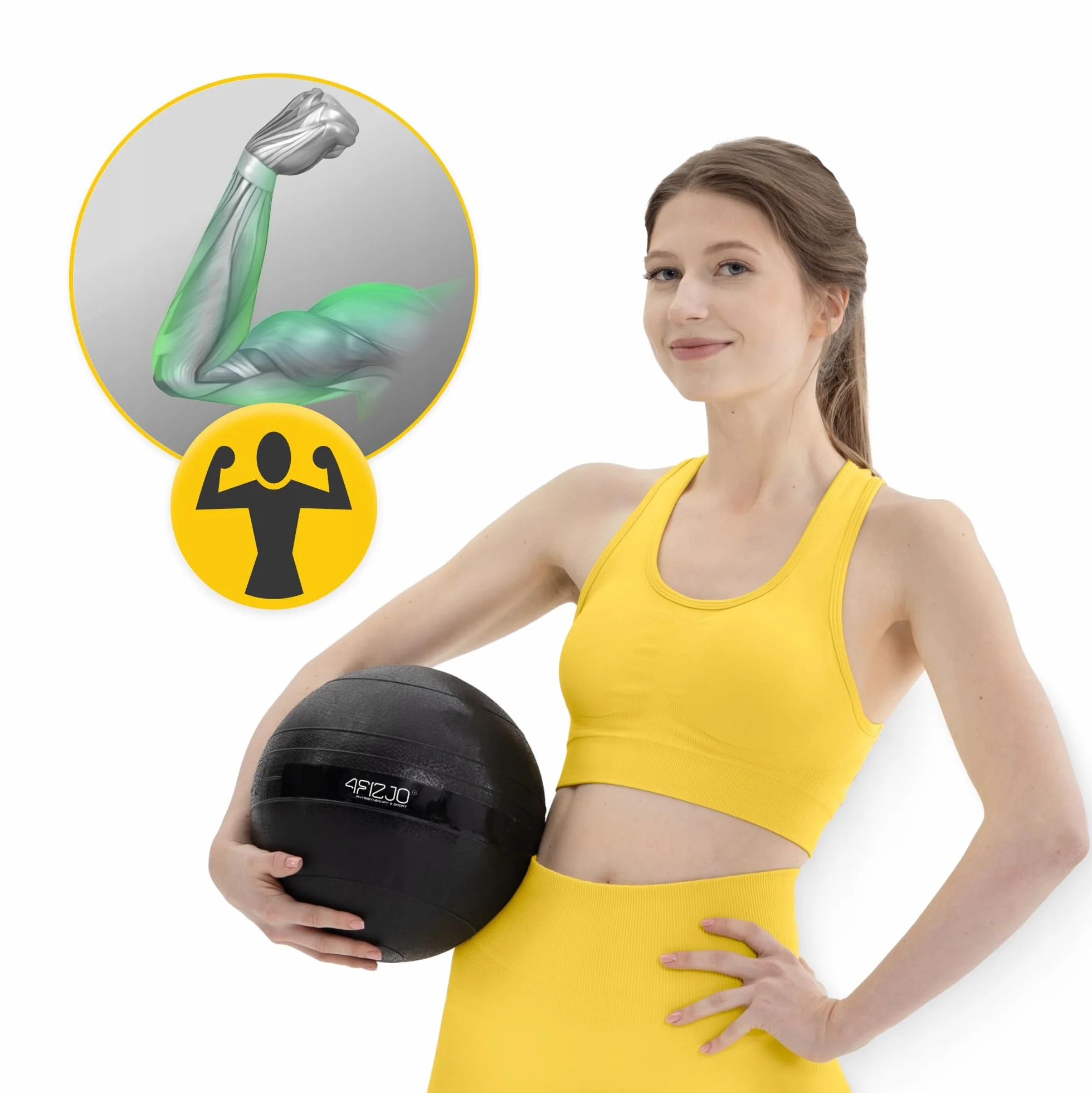 SLAM BALL PIŁKA LEKARSKA CROSSFIT FITNESS TRENING SIŁOWY OBCIĄŻENIE 7KG