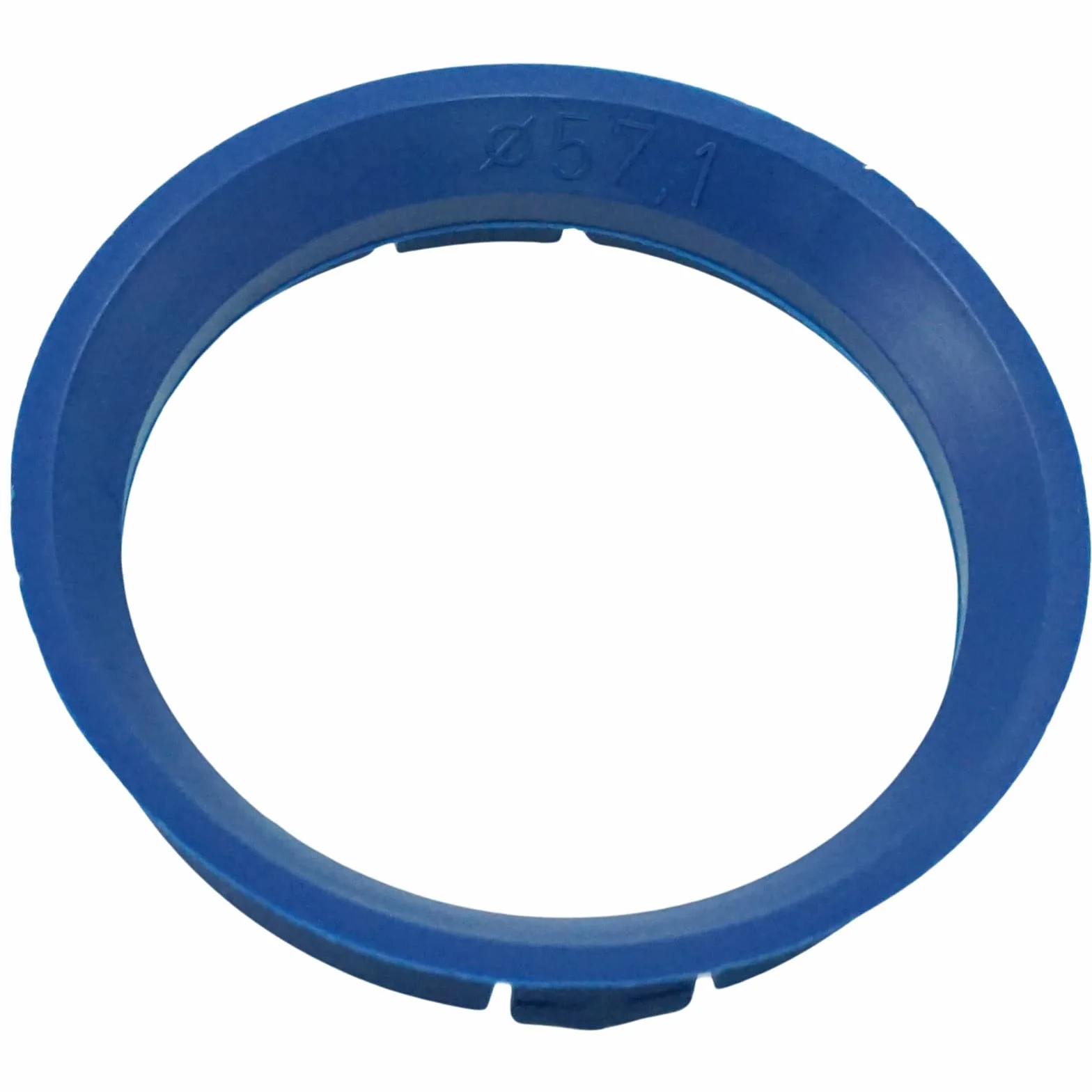 4 x pierścień centrujący 63,3-57 mm, 1 niebieskie 63,3 mm do 57,1 mm, kompatybilne z VW, Seat, Skoda, Audi
