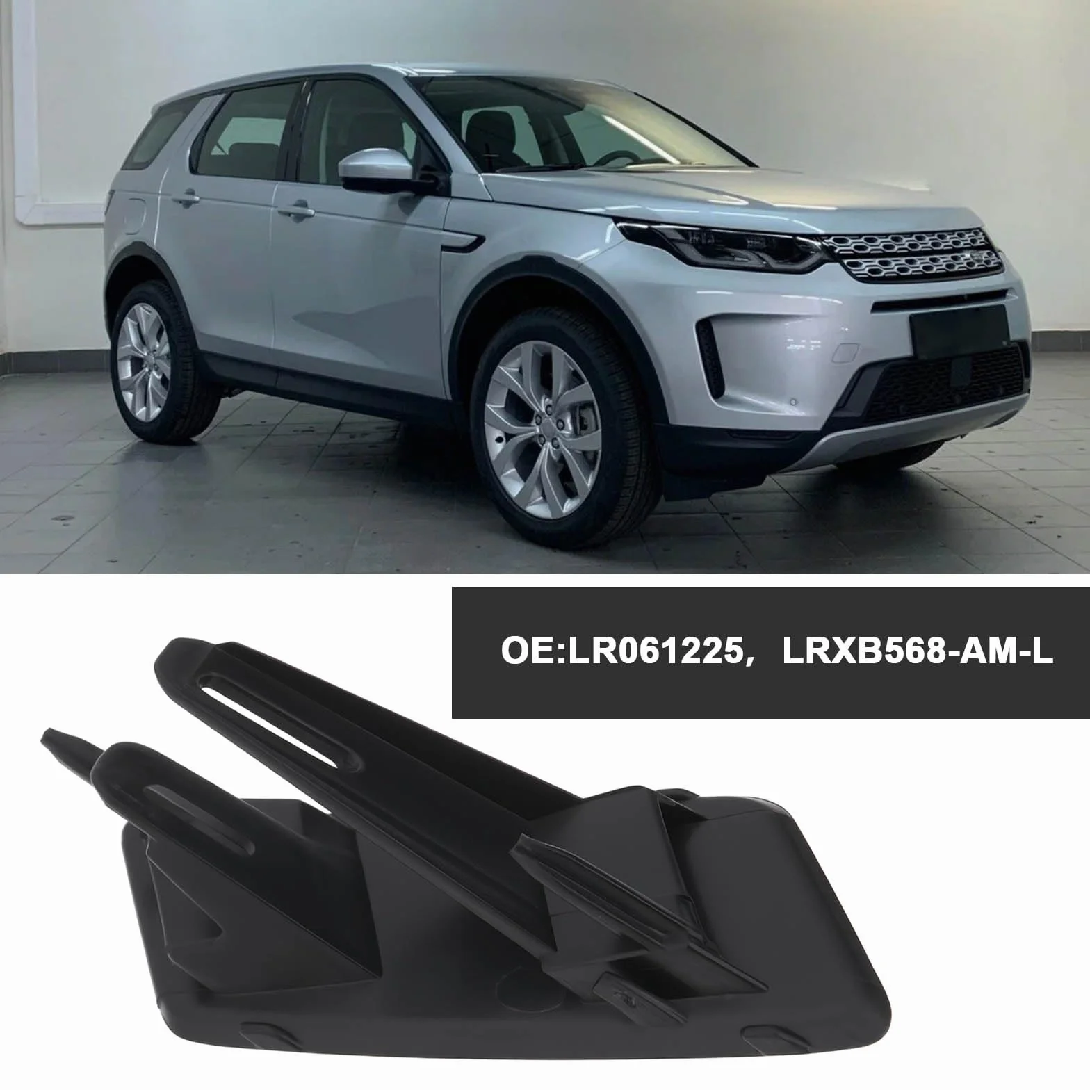 SG Store LR061225 osłona spryskiwacza przedniego zderzaka samochodowego kompatybilna z Land Rover Discovery Sport 2015-2019