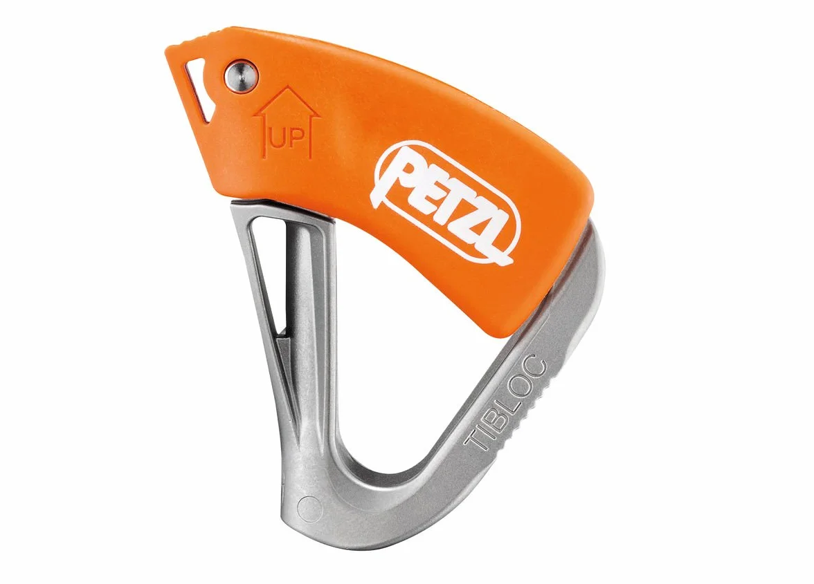 PETZL - Zacisk linowy TIBLOC – unisex, pomarańczowy, rozmiar uniwersalny