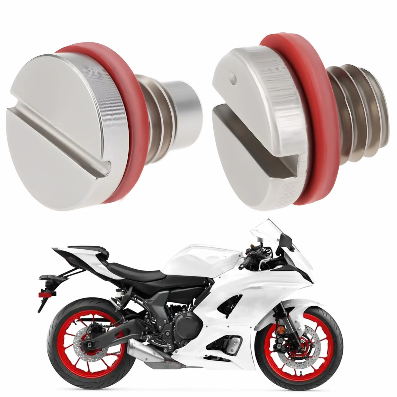 ECSiNG 1 zestaw śrub spustowych dolnej jednostki 688-45341-10-00 688-45341 kompatybilny z Yamaha