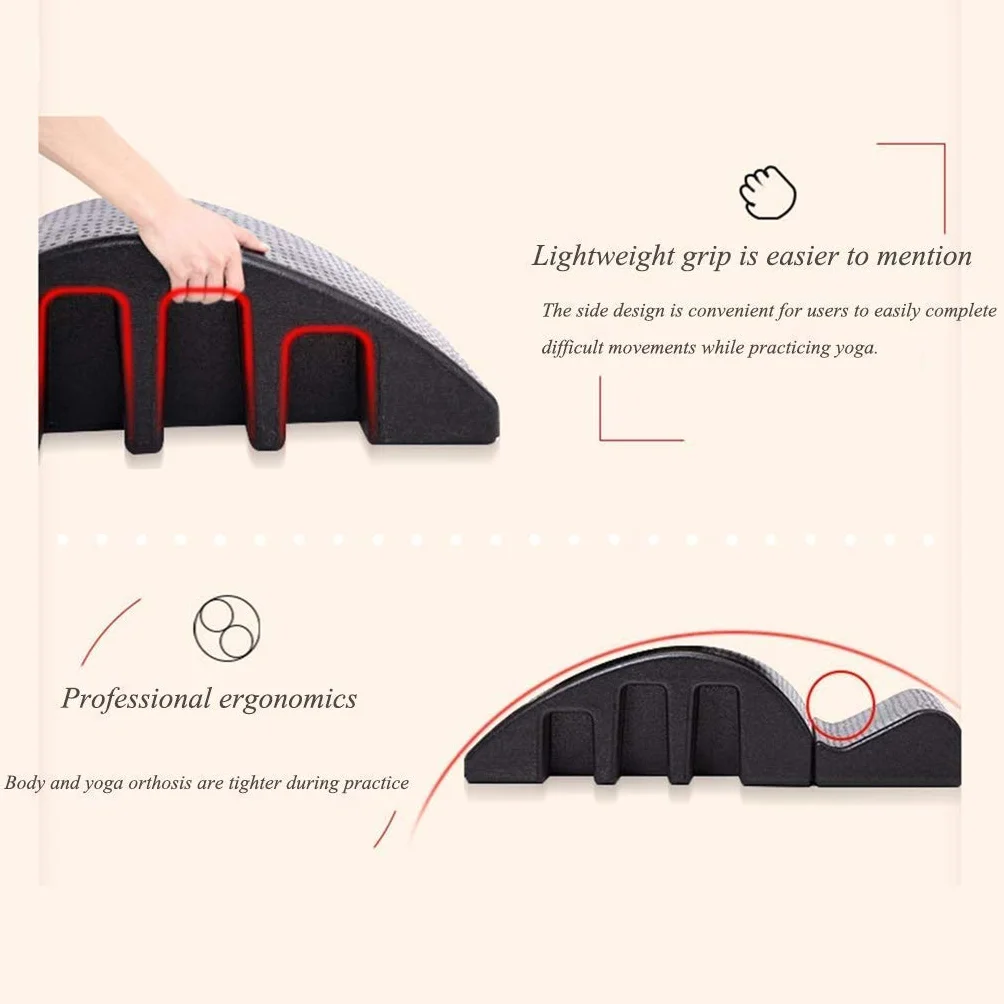 A&DW Korektor kręgosłupa łuku pilatesu, joga łuk beczka pilates reformer, certyfikaty SGS
