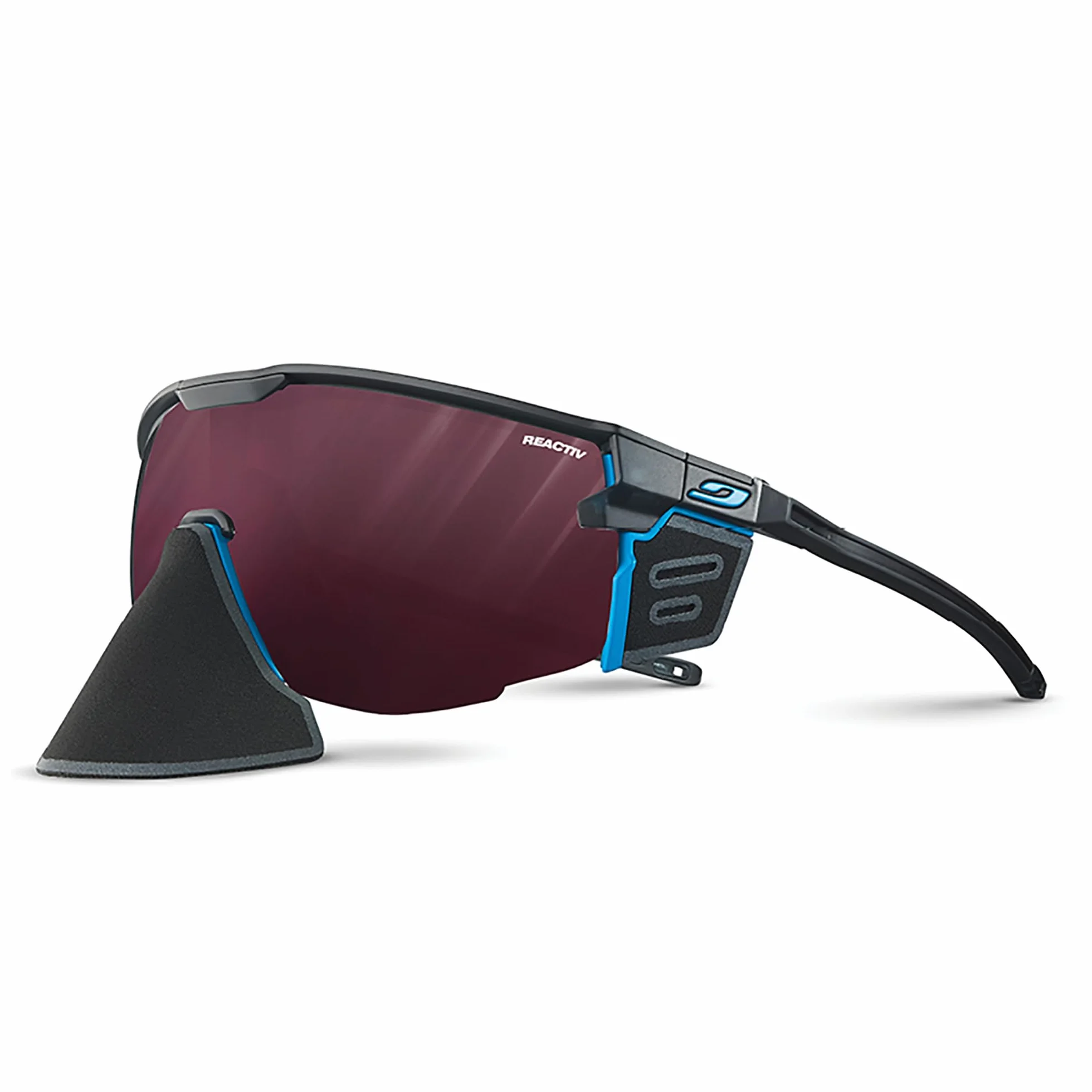 Julbo Ultimate Cover Okulary przeciwsłoneczne Mixed, Niebieski, L