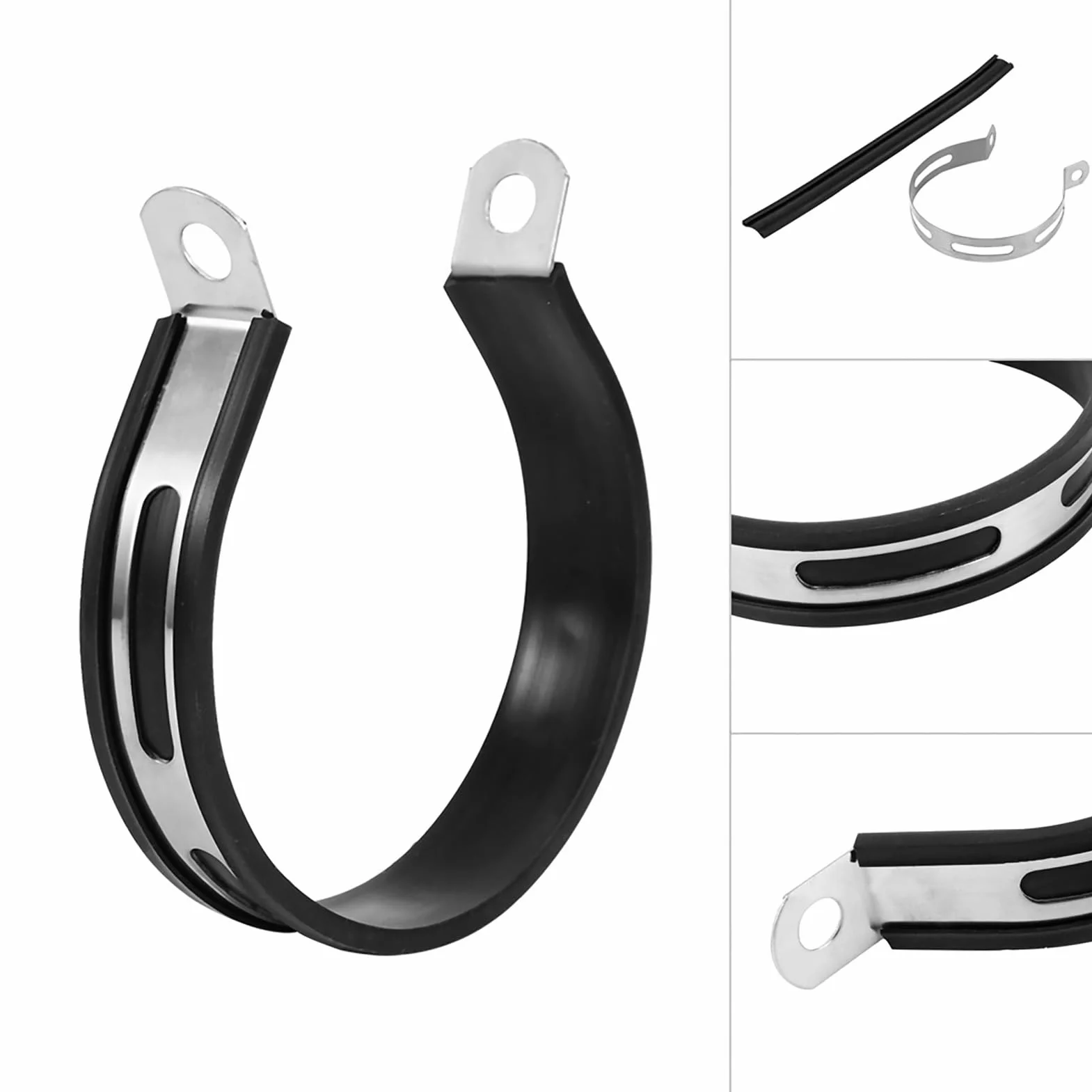 Uchwyt wydechowy motocykla, 110 mm / 4,33 cala uniwersalny motocykl wydechowy rura tłumika