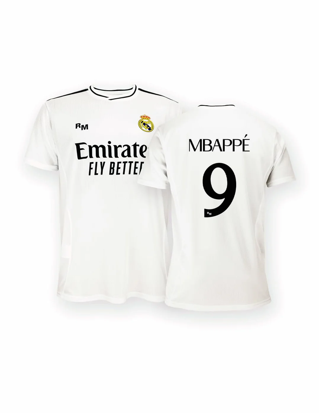 Real Madrid Zestaw Domowy Sezon 24/25, Mbappé, L, Replika Z Oficjalną Licencją