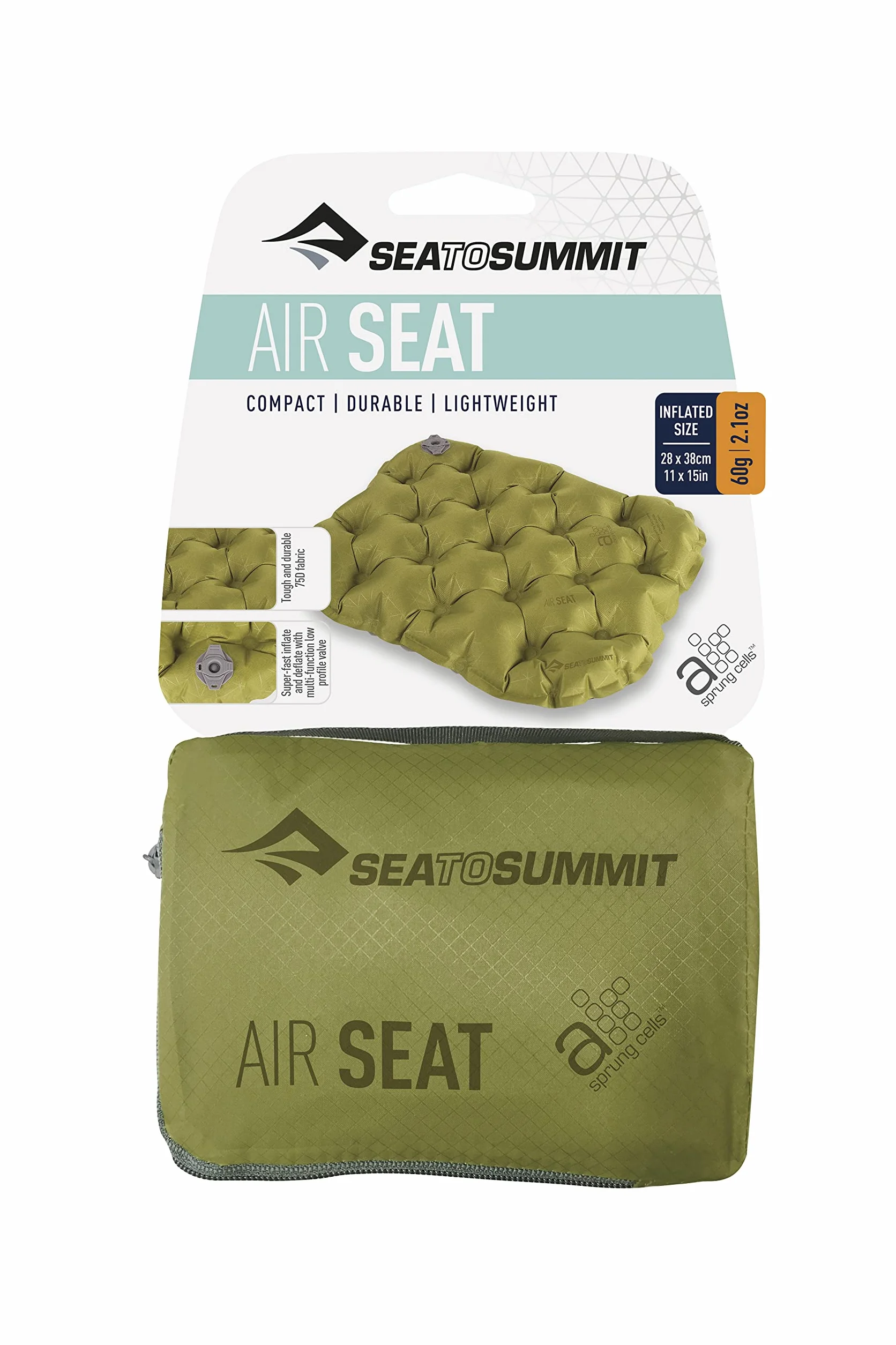 Sea to Summit Nadmuchiwana kompaktowa poduszka Air Seat - stadion i impreza sportowa