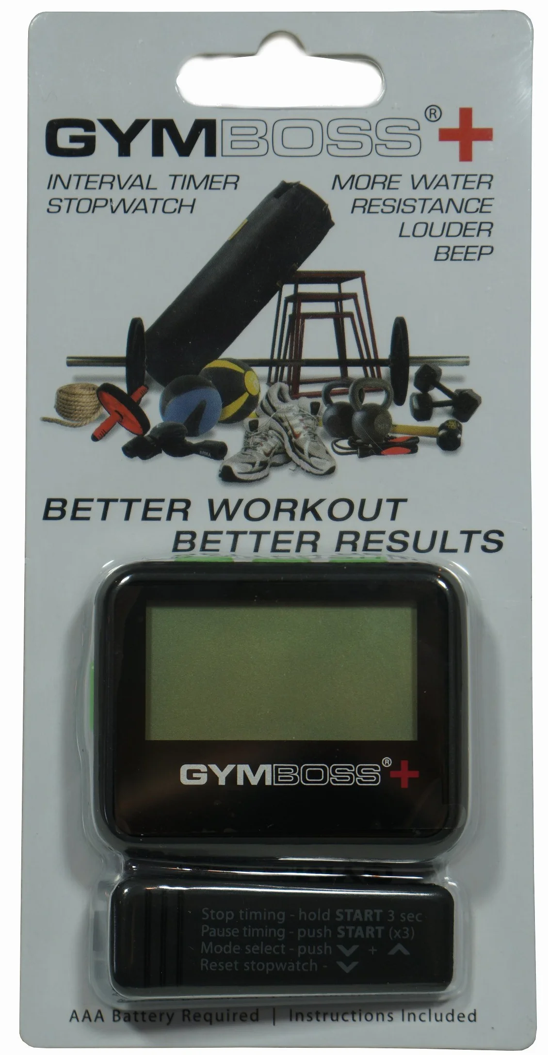 Gymboss Plus Timer interwałowy i stoper