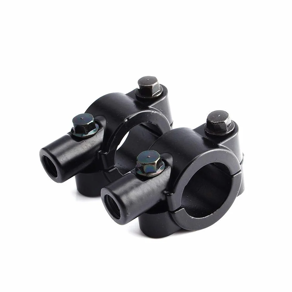 Keenso Kierownica Motocyklowa Wspornik Lusterka 7/8" Uniwersalny 10 mm Uchwyt Aluminiowy