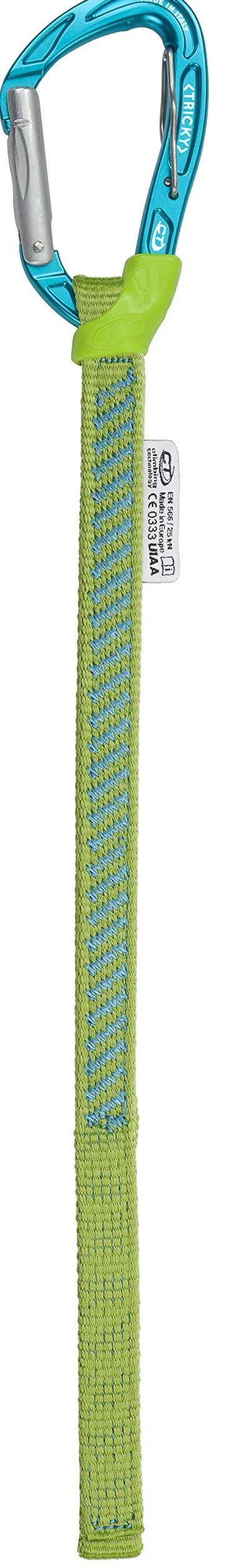 Climbing Technology TRICKY Linka Pierścieniowa, Jasnoniebieski/Zielony (Azzurro Verde)