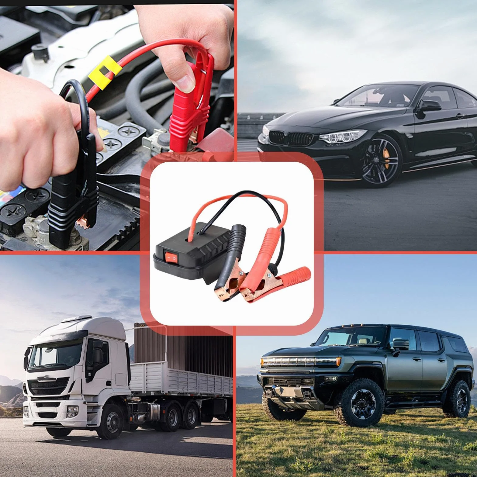 Lithium Jump Starter, Car Battery Booster, Automotive Booster Pack, podwójny ładowarka USB, powerful Jump Starter, przenośny akumulator samochodowy, rozruchowy akumulator, ładowarka akumulatorów,