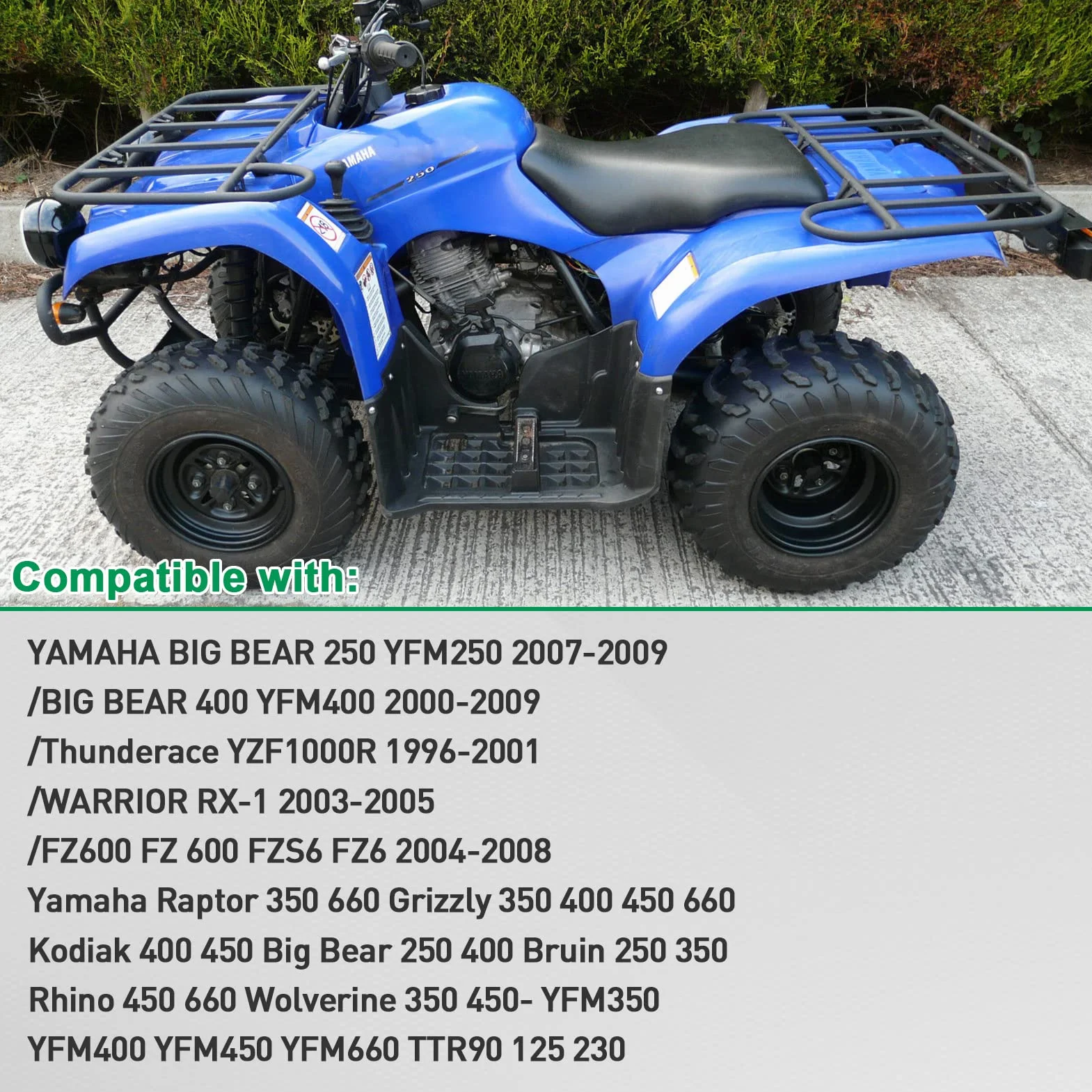 Przekaźnik elektromagnetyczny rozrusznika do YAMAHA BEAR TRACKER BEARTRACKER 250 YFM250 1999-2004 / BIG BEAR 250 YFM250 2007 2008 2009 ATV