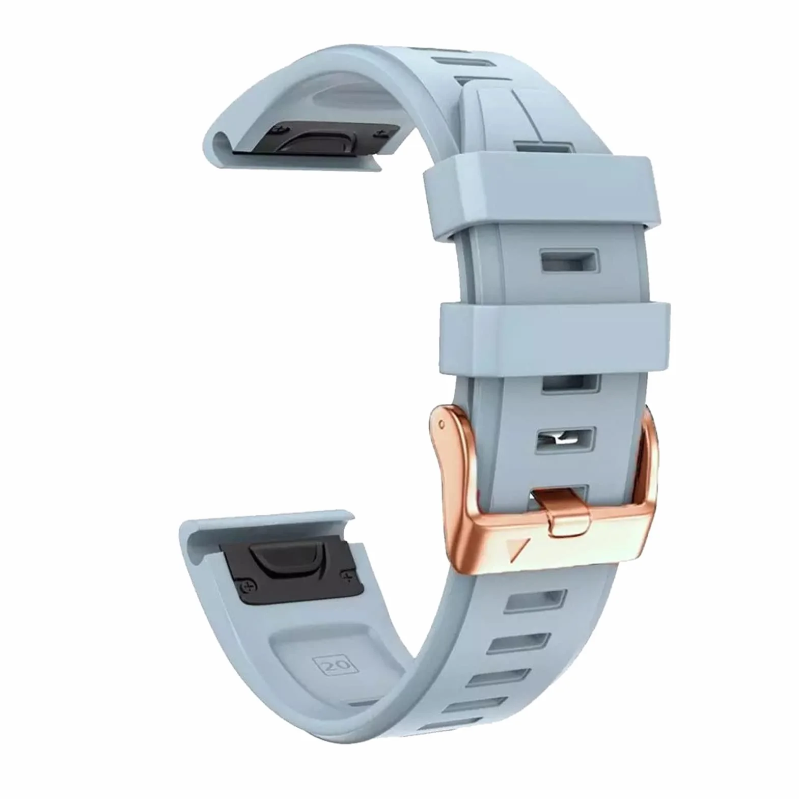 AMSH Pasek do zegarka Garmin Fenix 7S 6S Pro 5SPlus pasek do zegarka 20 mm bransoletka pasek Instinct 2S opaska silikonowa szybka wymiana paska na nadgarstek