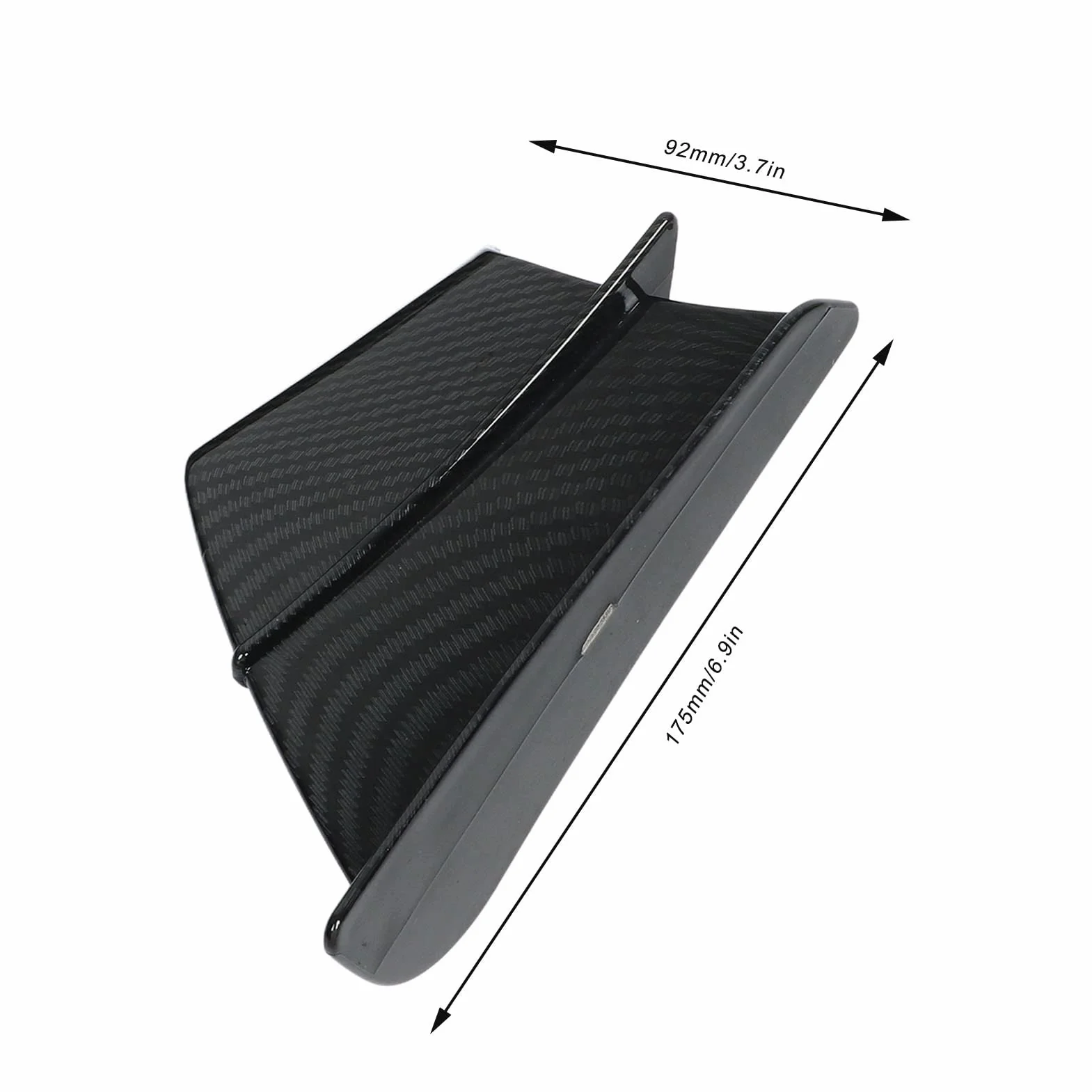Winglet Motocyklowy, Uniwersalne Skrzydło Aerodynamiczne z Włókna Węglowego ABS z Samoprzylepnymi Bocznymi Owiewkami Owiewki Motocyklowe dla YZF R3 R25 Z400 400