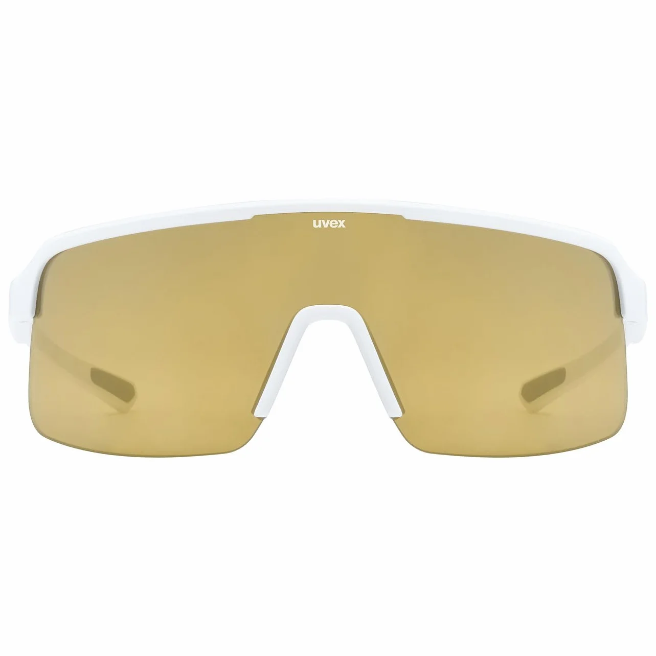 uvex dyrt, okulary sportowe unisex-dorosły, white matt/gold mirror, one size