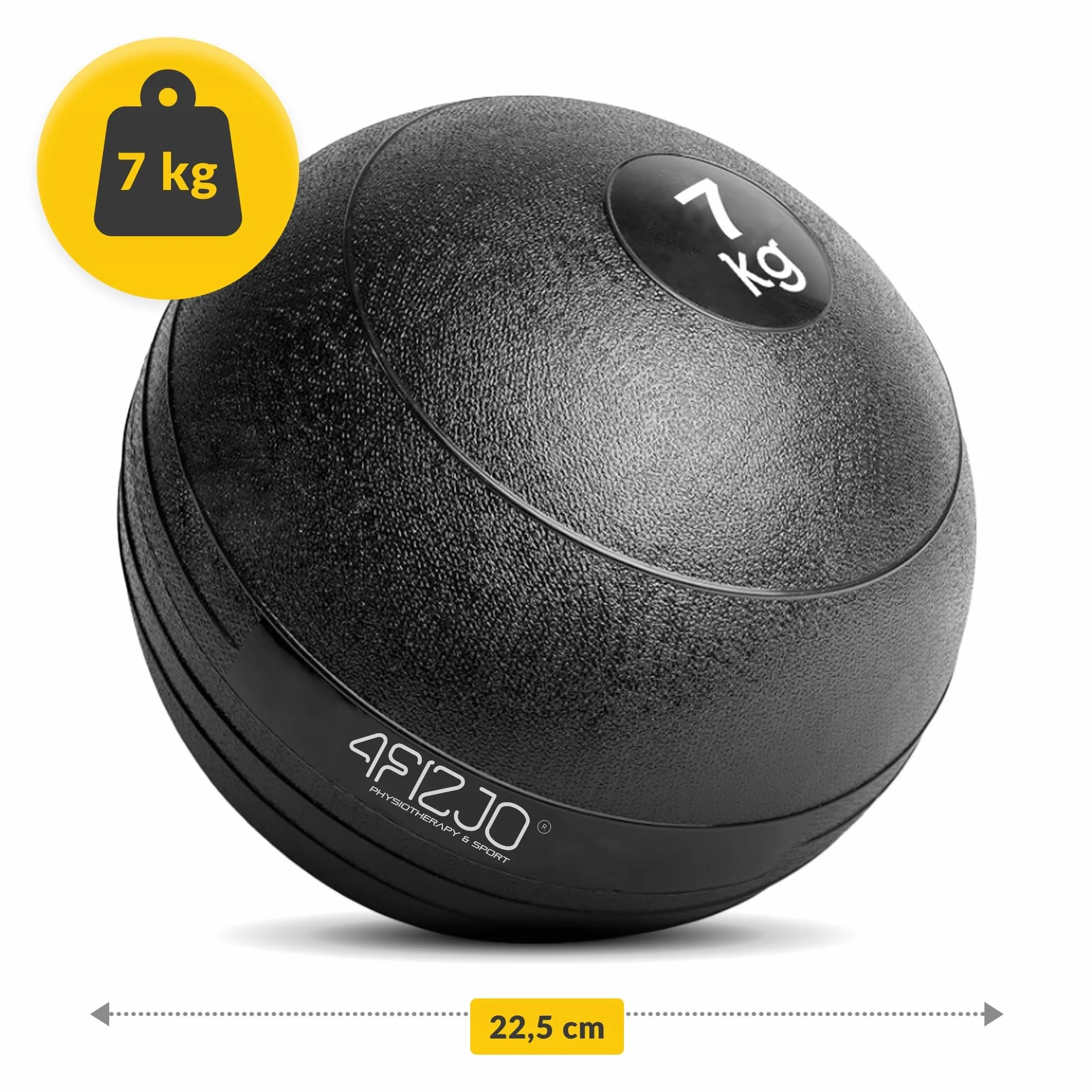 SLAM BALL PIŁKA LEKARSKA CROSSFIT FITNESS TRENING SIŁOWY OBCIĄŻENIE 7KG