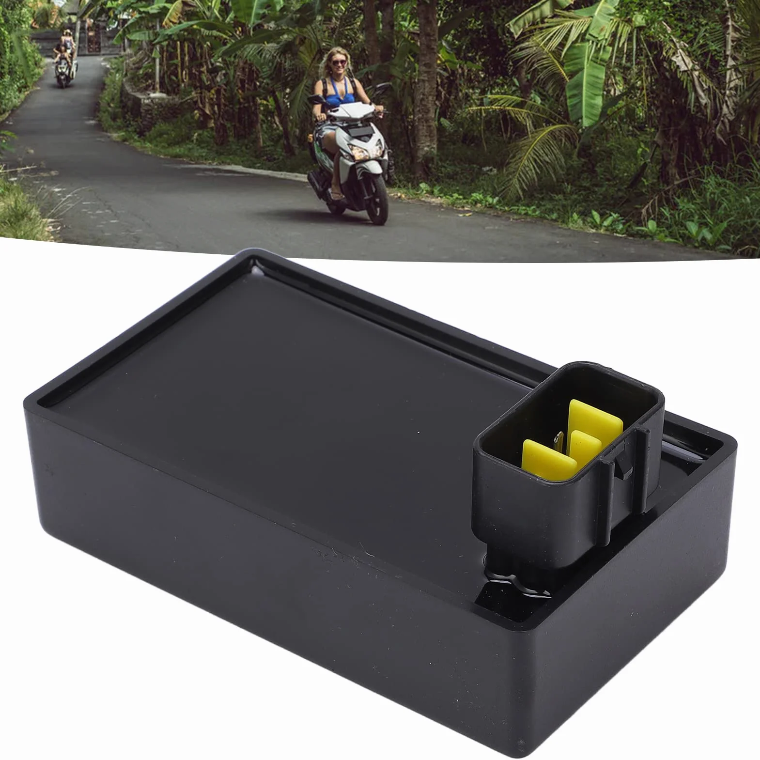 Motocykl CDI Box Unit 8-pinowa Nieograniczona Wymiana Modułu CDI Zapłon o Wysokiej Wydajności dla KYMCO Hulajnoga Kolacja 8 4T 09/10