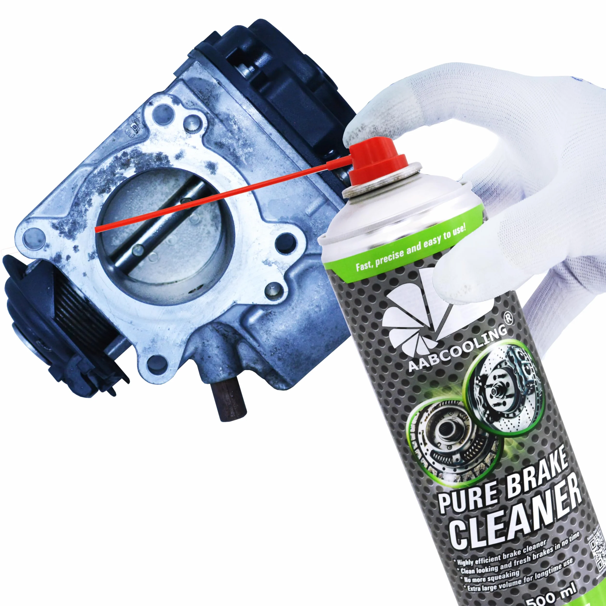 3x AABCOOLING Zmywacz do hamulców 500ml Środek do Czyszczenia części, felg, tarcz klocków i zacisków, Mocne odtłuszczanie, Szybkie odparowanie, Redukuje pisk, Poprawia skuteczność hamowania