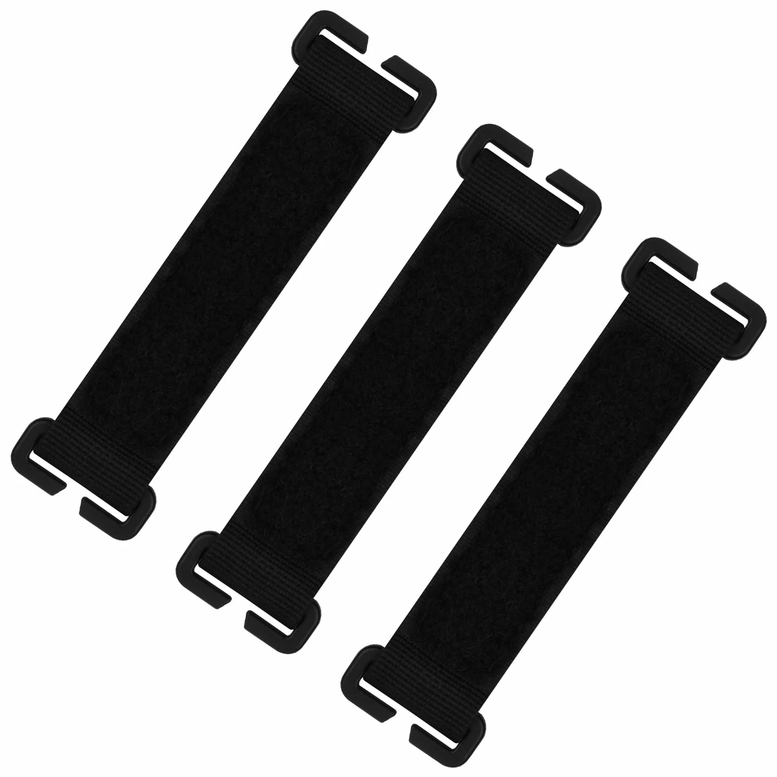 Nivofu akcesoria taktyczne, 3 szt. 12 x 3,3 cm naklejki taktyczne z mocowaniem na rzep, taktyczne panele na rzep, panel taktyczny Molle z haczykami do plecaków taktycznych, czarny
