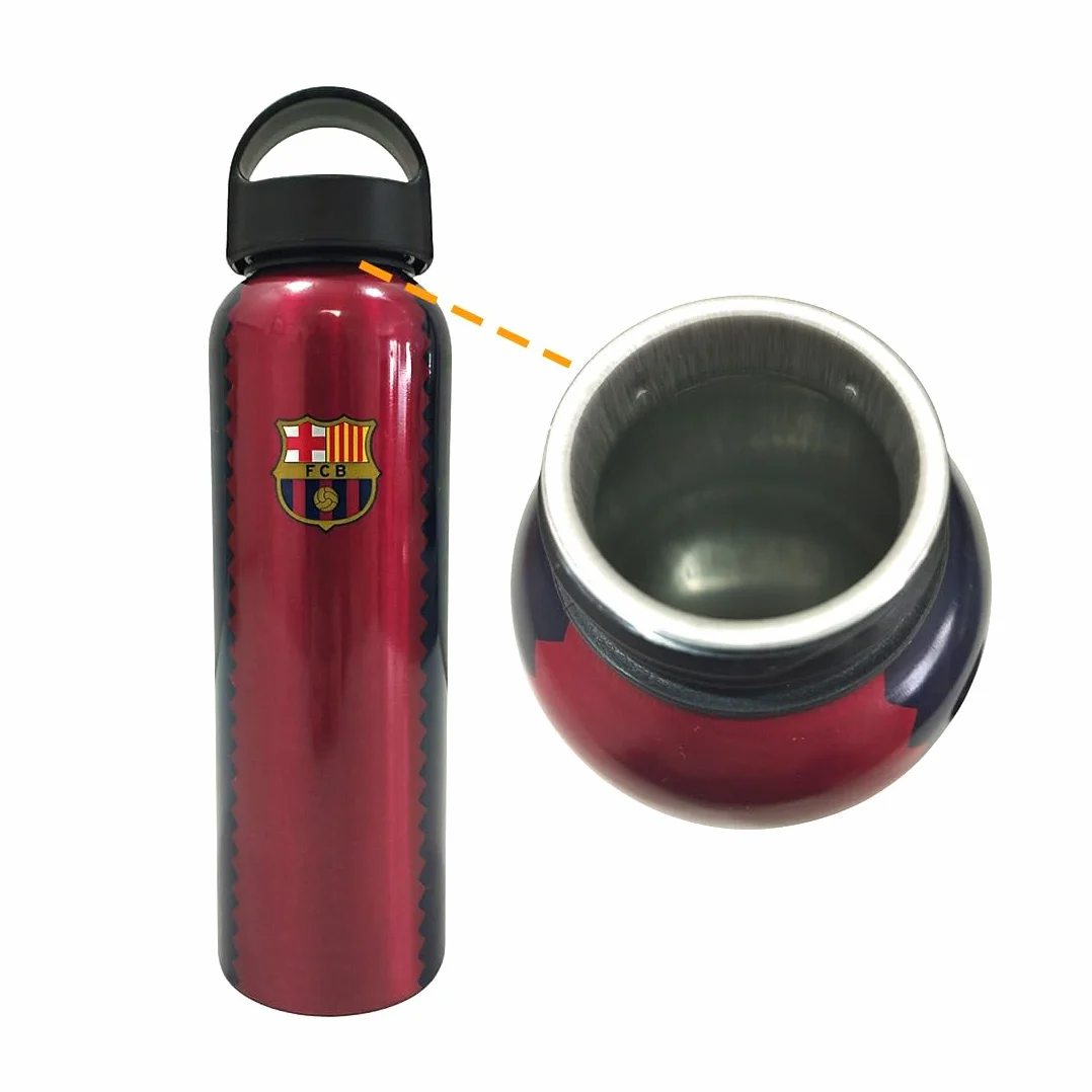 Barcelona Football Gifts, Termos Gift Barcelona Gifts, Ekskluzywne produkty dla fanów, idealne prezenty dla fanów piłki nożnej, akcesoria barcelony, (Termo)