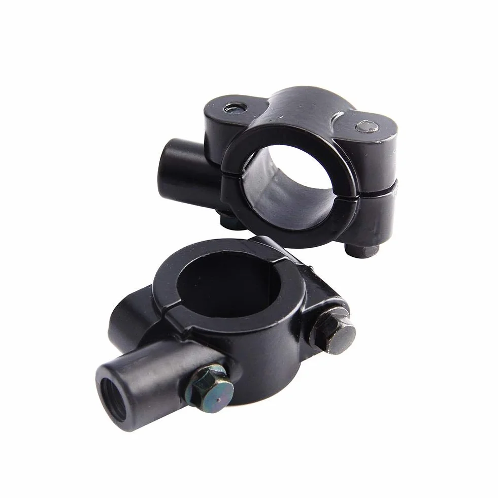 Keenso Kierownica Motocyklowa Wspornik Lusterka 7/8" Uniwersalny 10 mm Uchwyt Aluminiowy