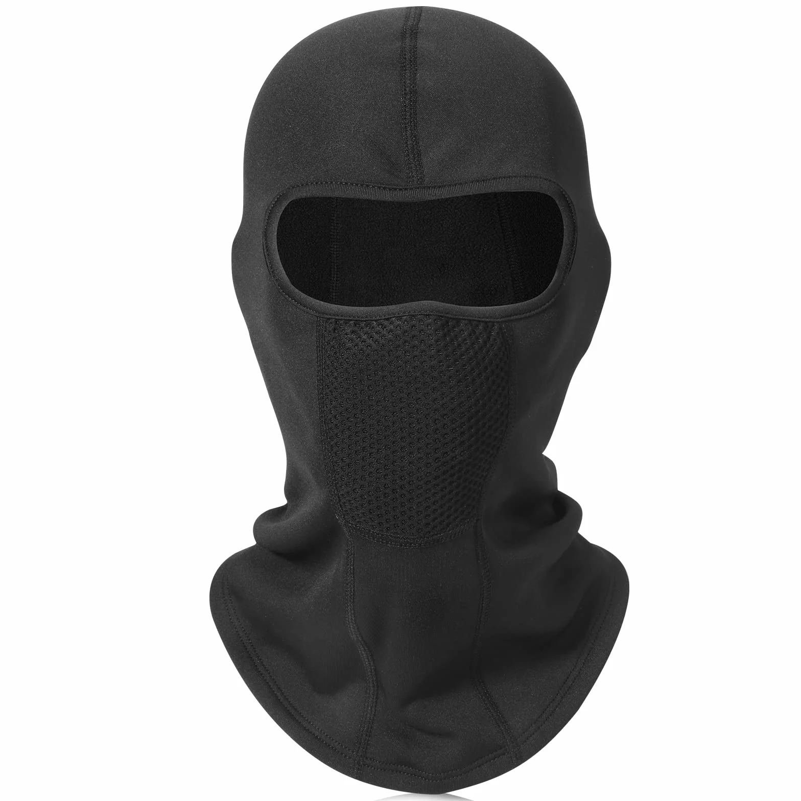 TAGVO Kominiarka maska na twarz, cieplejsza termiczna polarowa maska na twarz kask w jednym, wiatroszczelna, ciepła elastyczna podszewka, zimowy ocieplacz na szyję do sportów zimowych, motocykla,