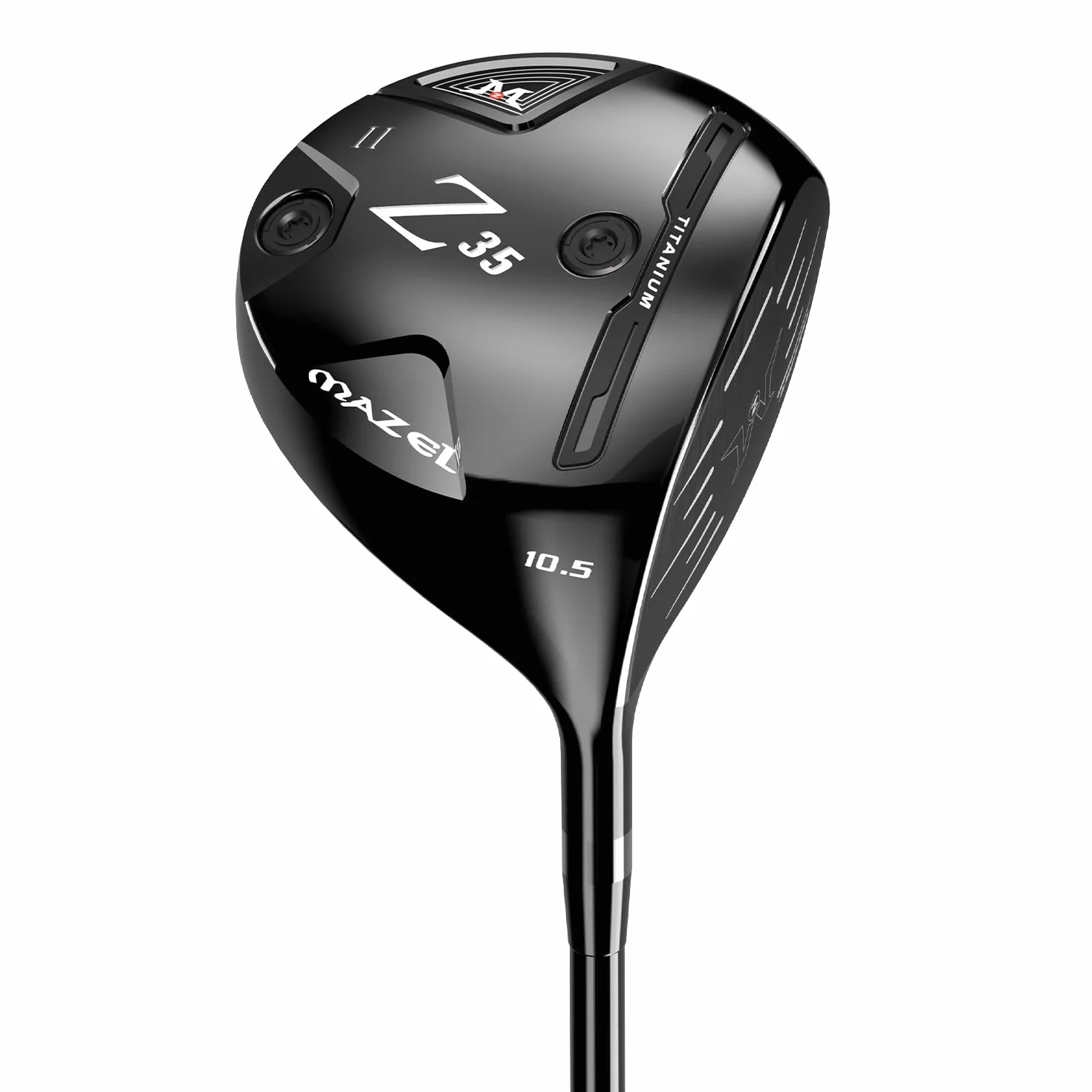 MAZEL Tytanowy kierowca golfowy dla mężczyzn 460 cm³ praworęczny, konstrukcja czołowa kubka premium maksymalizuje odległość piłki