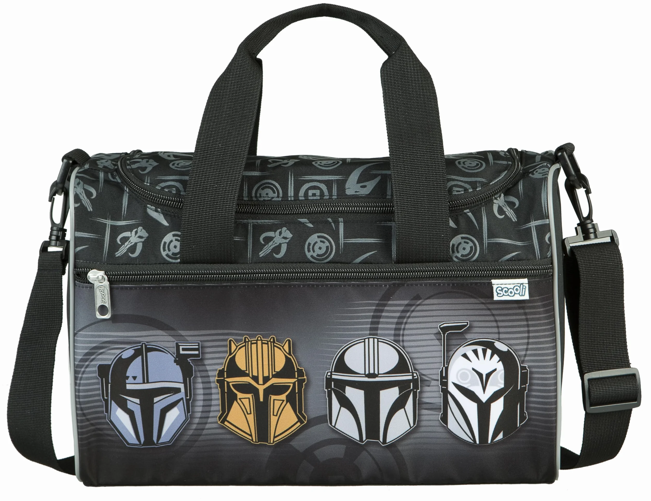 Scooli Unisex Kids Sporttasche Bagaż - Torba na ubrania, Czarny, 23 x 35 x 16 cm, Torba sportowa dla dzieci