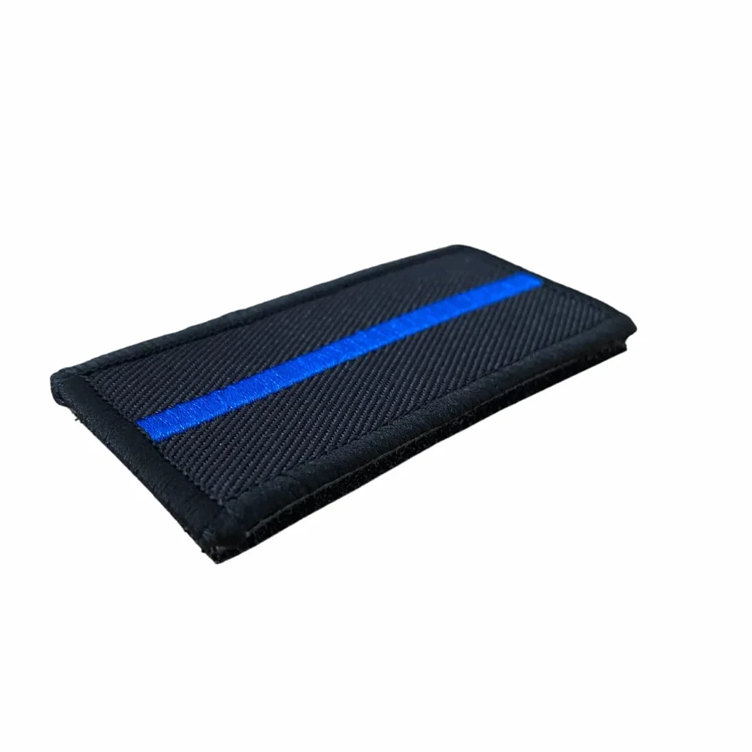 Thin Blue Line naszywka tekstylna z rzepem - policja - niebieska linia - policja - solidarność