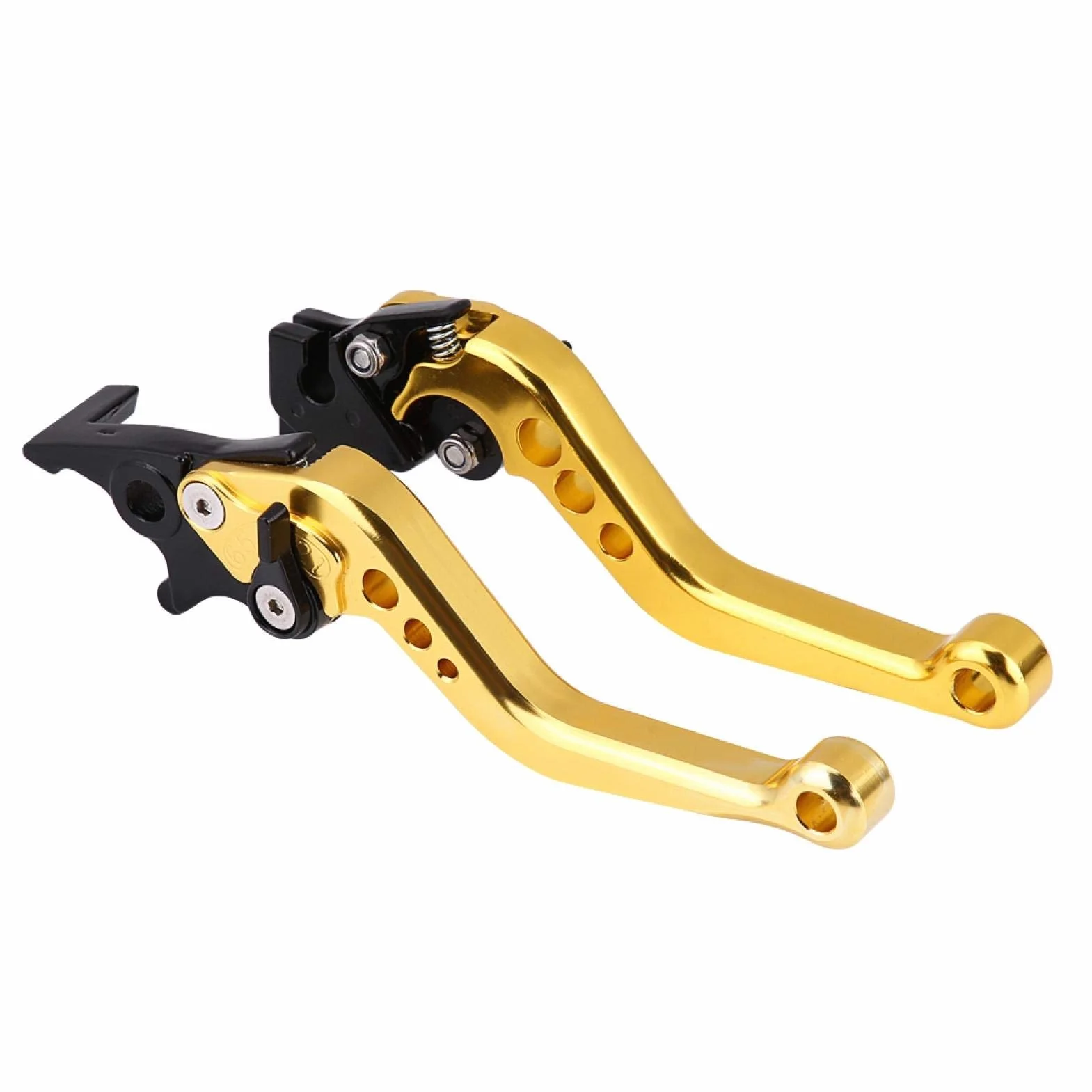 Dźwignia Hamulca Sprzęgła Para 22mm 7/8" CNC Aluminium Uchwyt Dźwigni Hamulca Bębnowego Sprzęgła Motocykla Uniwersalna Dźwignia Hamulca Sprzęgła Z Wyłączeniem YZF R125