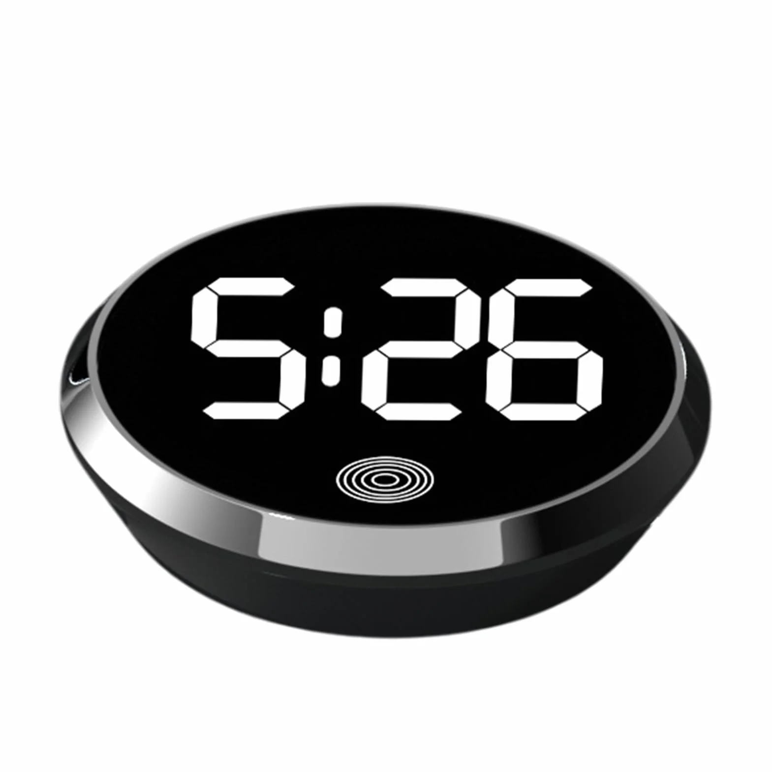 Mini Zegar Samochodowy z Dotykowym Sterowaniem LED Do Samochodu Domu Biura