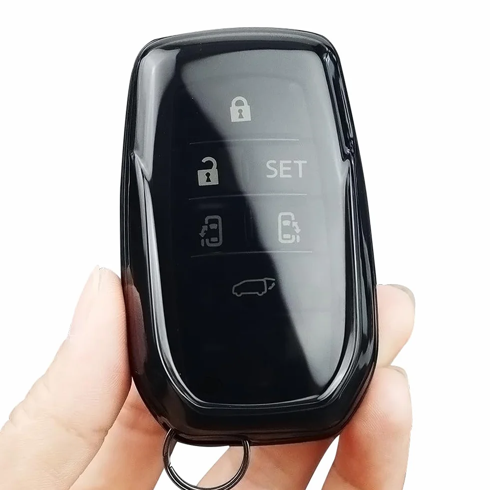 Car Key Cover Case, do Camry Land Cruiser, Sienna Venza Hilux Fortuner Highlander Tundra Corolla bZ4X Prius 4/5/6 Przyciski, Inteligentne akcesoria do kluczyków zdalnych