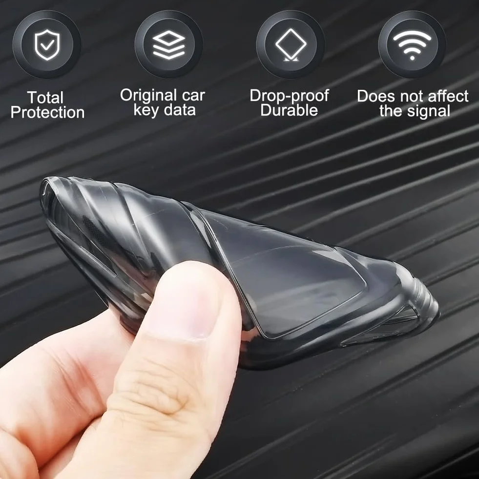 Car Key Cover Case, do Camry Land Cruiser, Sienna Venza Hilux Fortuner Highlander Tundra Corolla bZ4X Prius 4/5/6 Przyciski, Inteligentne akcesoria do kluczyków zdalnych