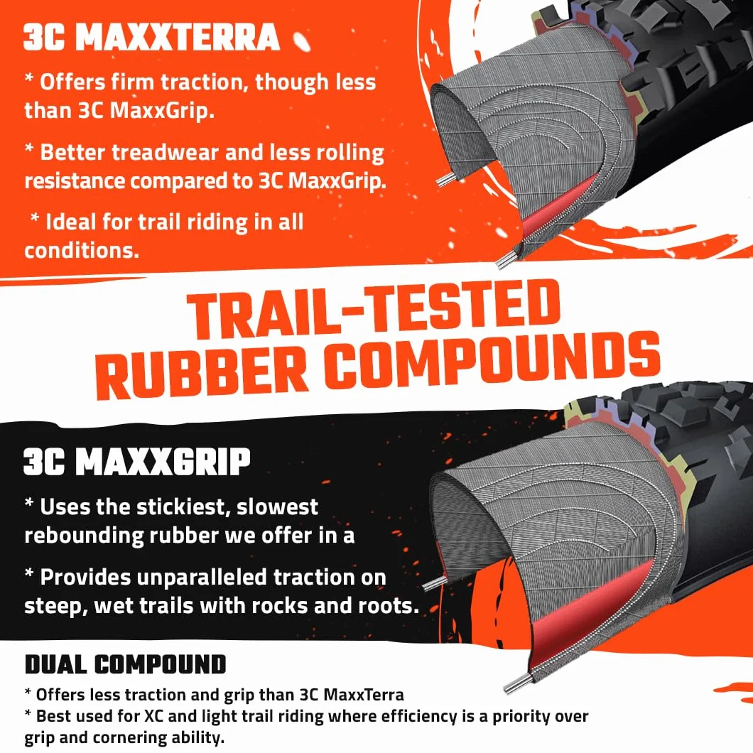 Maxxis Rekon 29x2.40 WT 60 TPI składany 3C MaxxTerra (EXO/TR), czarny, 1302914049