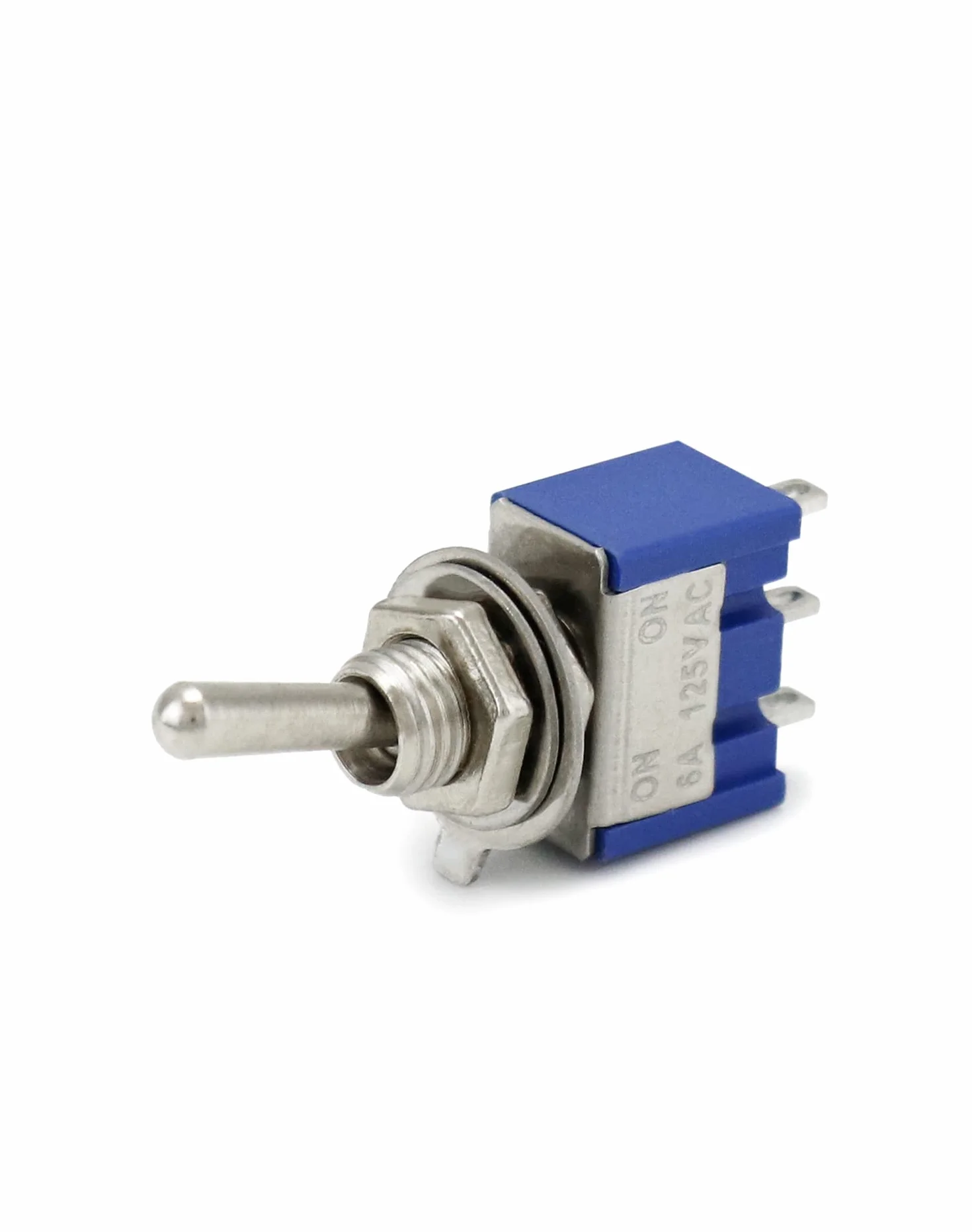 QWORK Mini przełącznik dwupozycyjny SPST AC 125V 6A ON-ON 3 piny