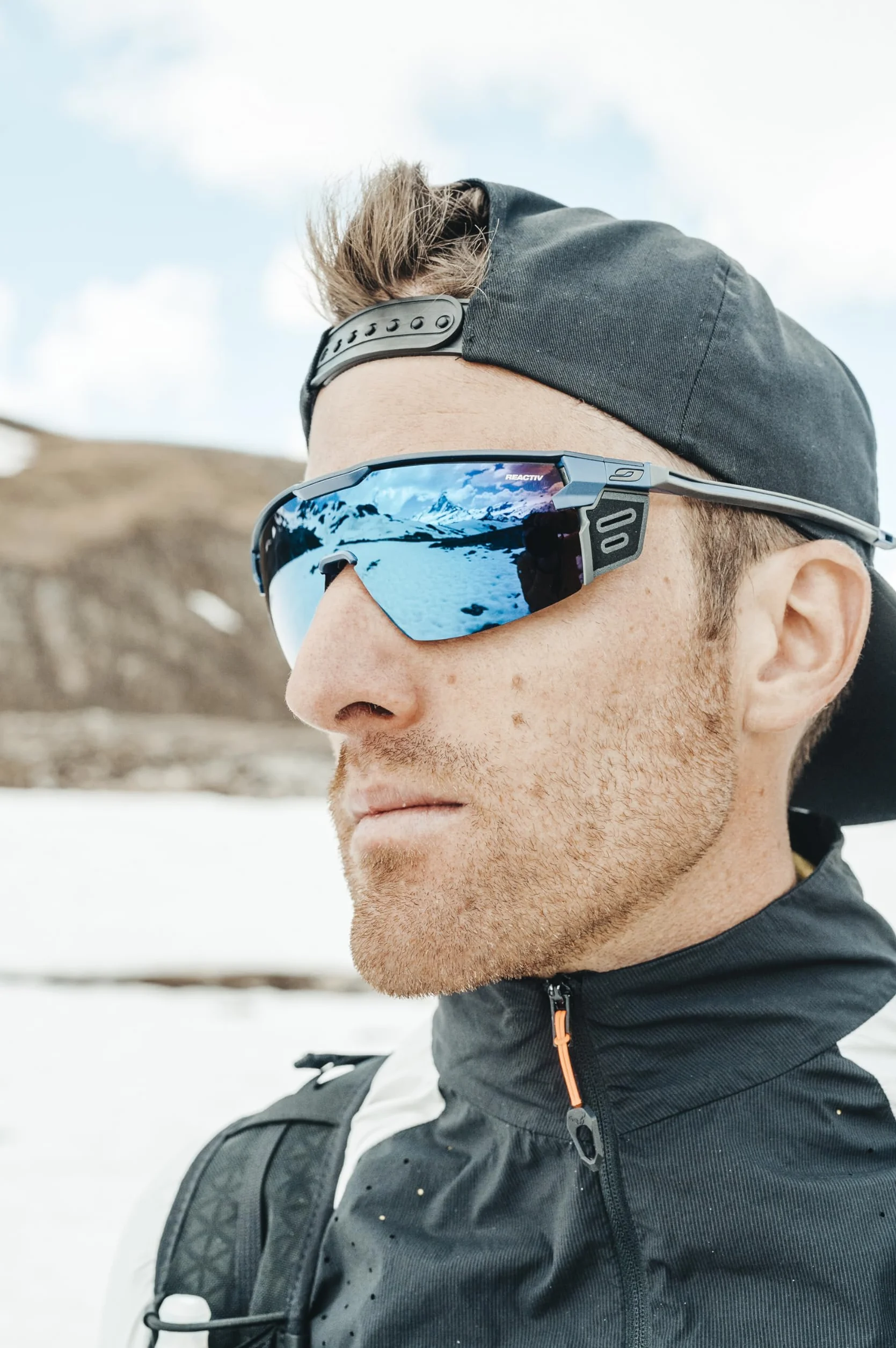 Julbo Ultimate Cover Okulary przeciwsłoneczne Mixed, Niebieski, L
