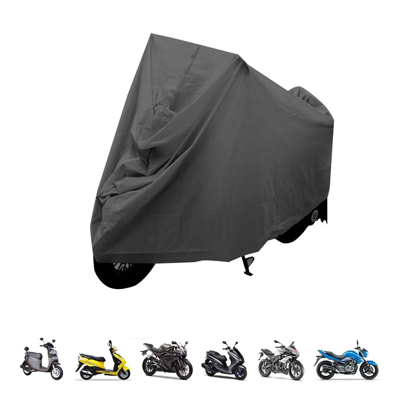 Pokrowiec na motocykl, motorower, skuter, wodoszczelny, odporny na zimę, pokrowiec na motocykl, skuter, 220 x 120 cm