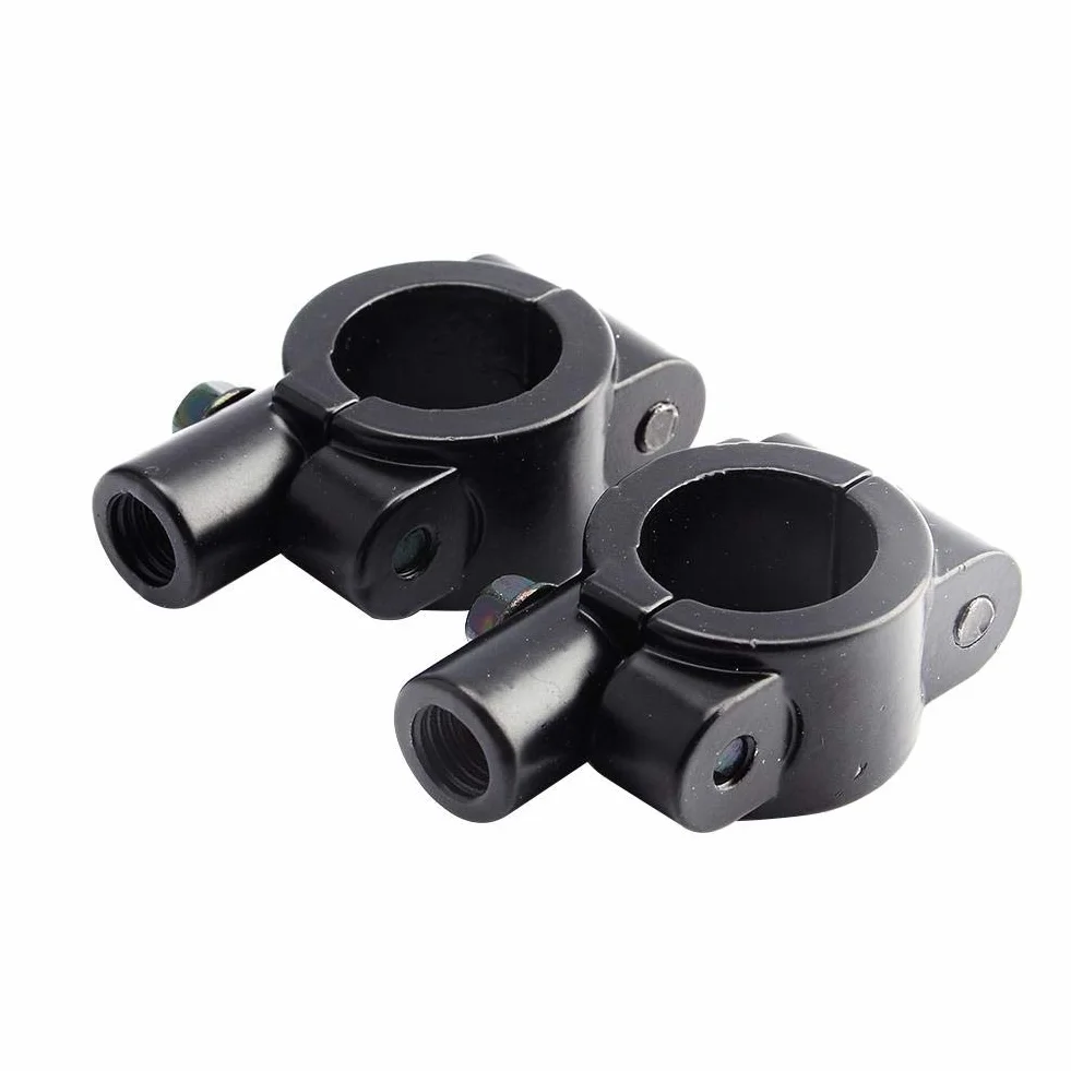 Keenso Kierownica Motocyklowa Wspornik Lusterka 7/8" Uniwersalny 10 mm Uchwyt Aluminiowy