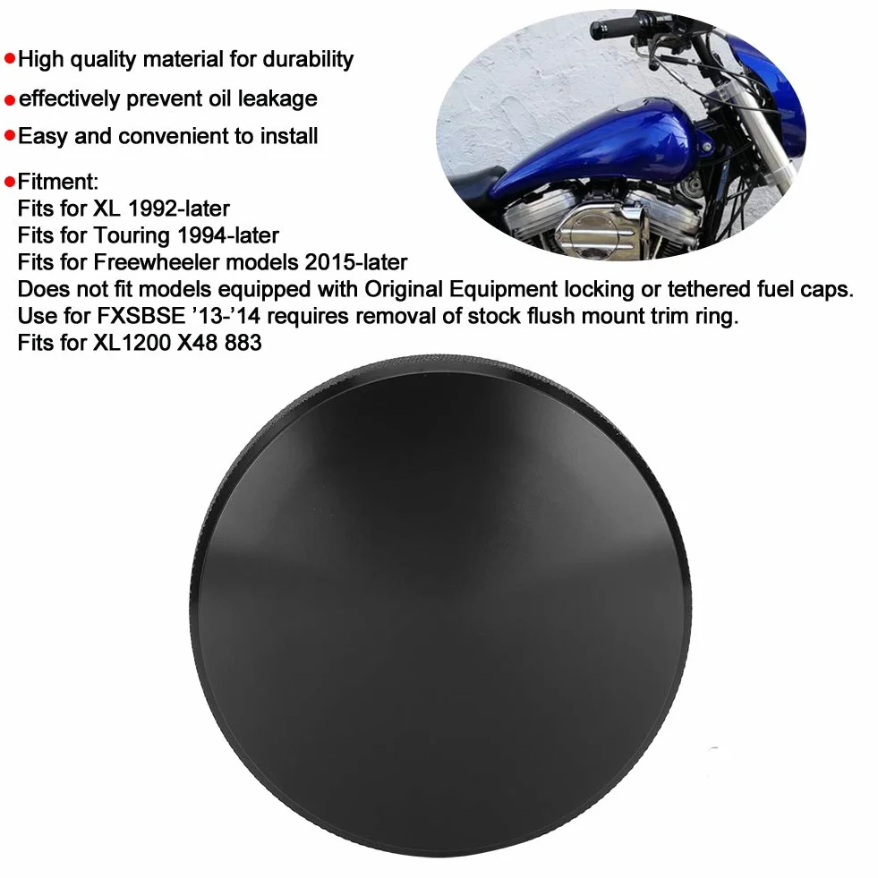 Korek Wlewu Paliwa, Korek Wlewu Paliwa 883 Paliwo ze Stopu Aluminium Motocykl Pokrywa Zbiornika Paliwa Pasuje do X48 883
