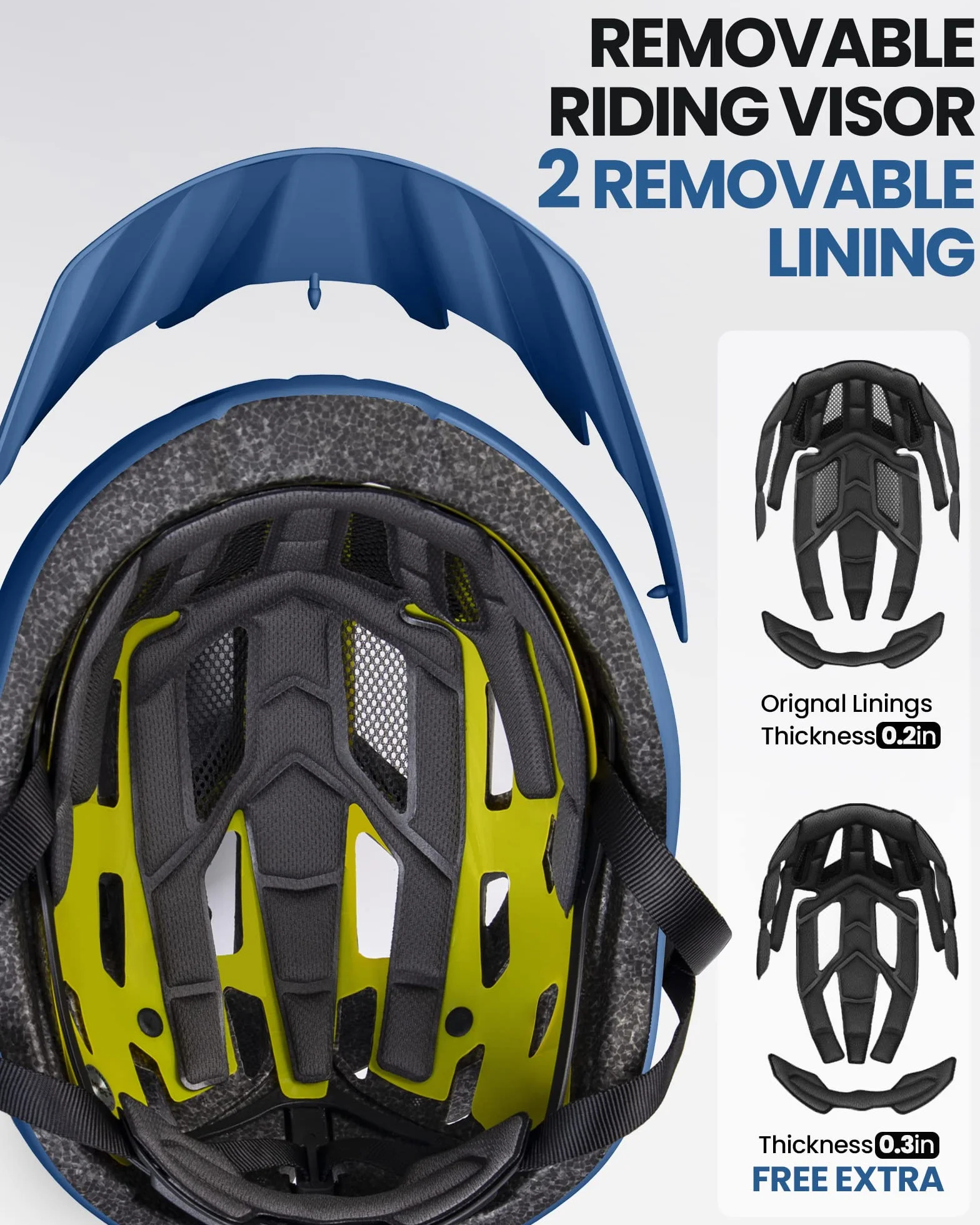 OutdoorMaster Kask rowerowy MIPS Recreational MIPS, dwie wyjmowane wkładki i wentylacja w wielu środowiskach, kask rowerowy górski, autostrada dla młodzieży i dorosłych