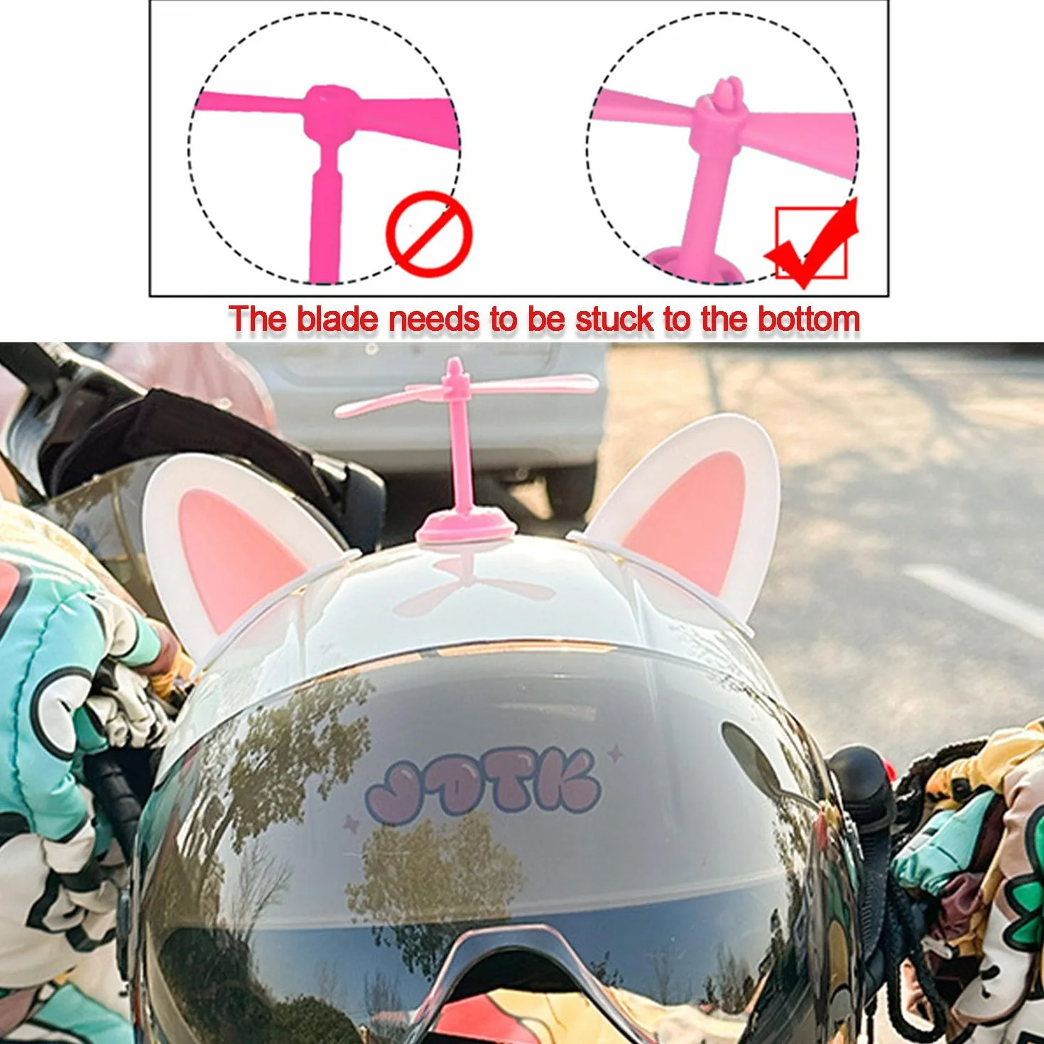 6 sztuk naklejek na kask motocyklowy z uszami kota, na kask motocyklowy, dekoracyjne uszy, kask narciarski, uszy